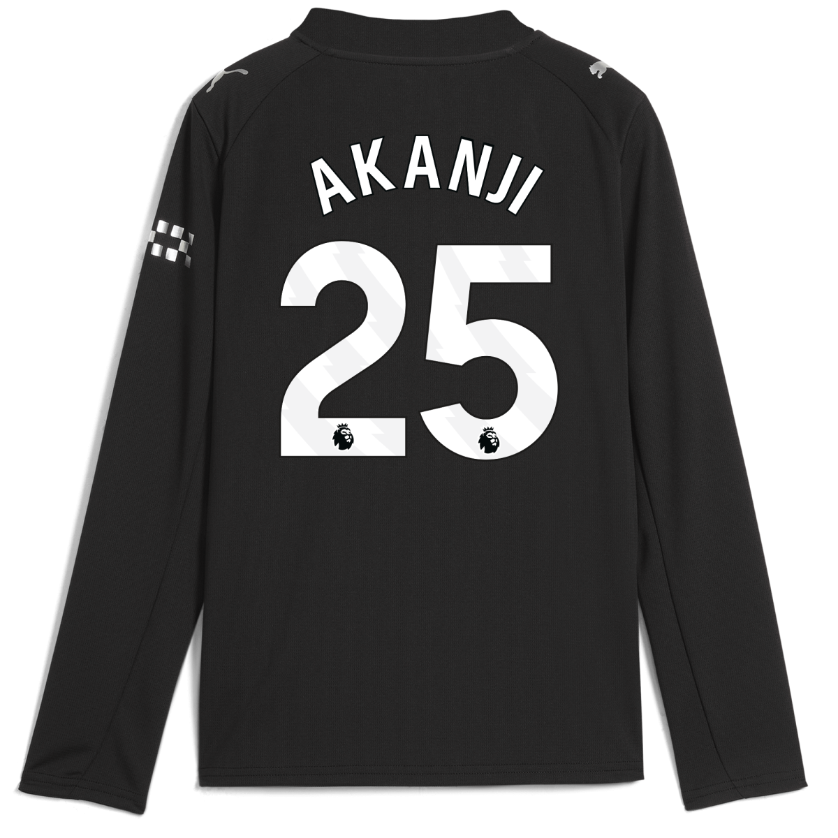 Manchester City kids manchester city away jersey 202526 long sleeve with akanji 25 printing Collection - ManchesterCitystore.com