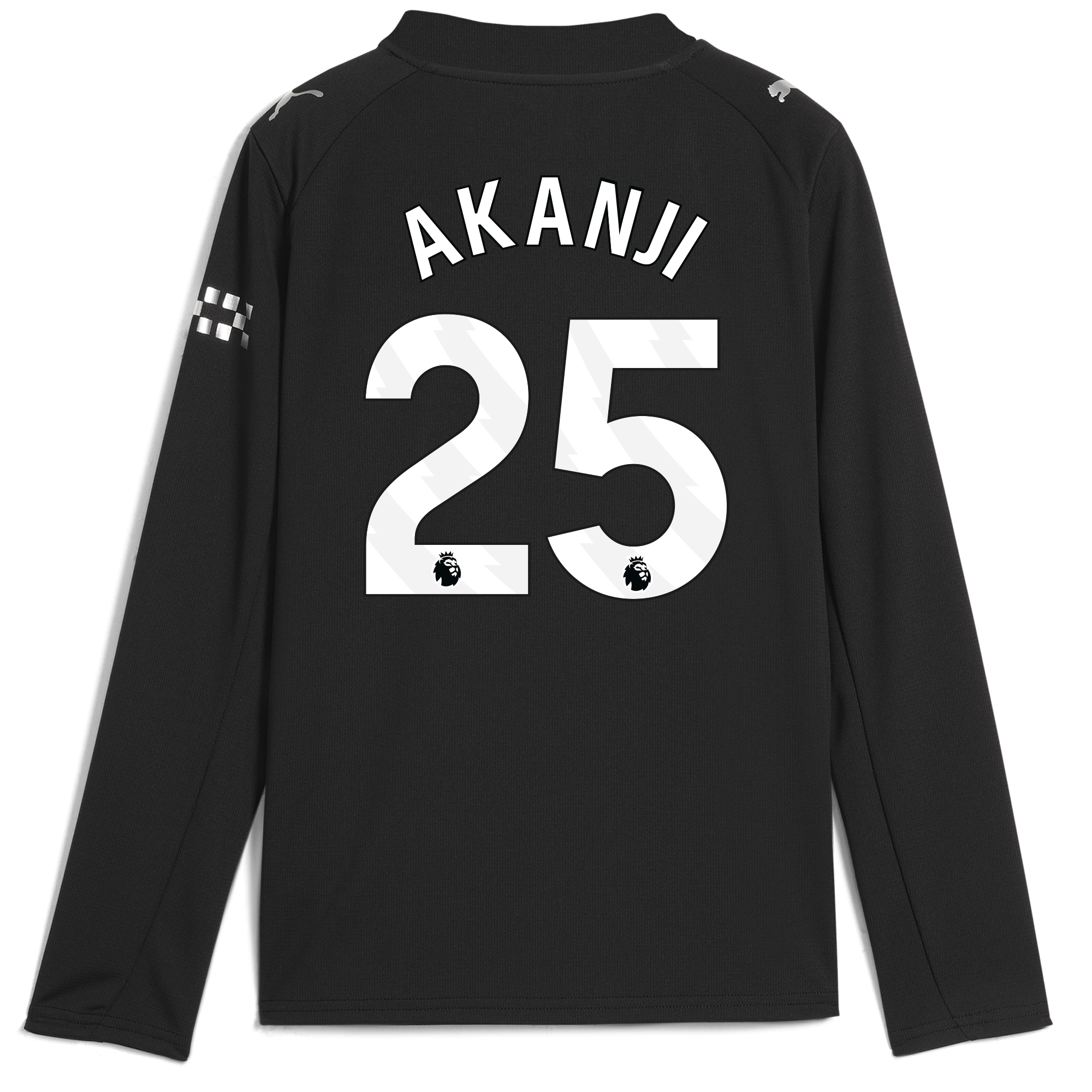 Manchester City kids manchester city away jersey 202526 long sleeve with akanji 25 printing Collection - ManchesterCitystore.com