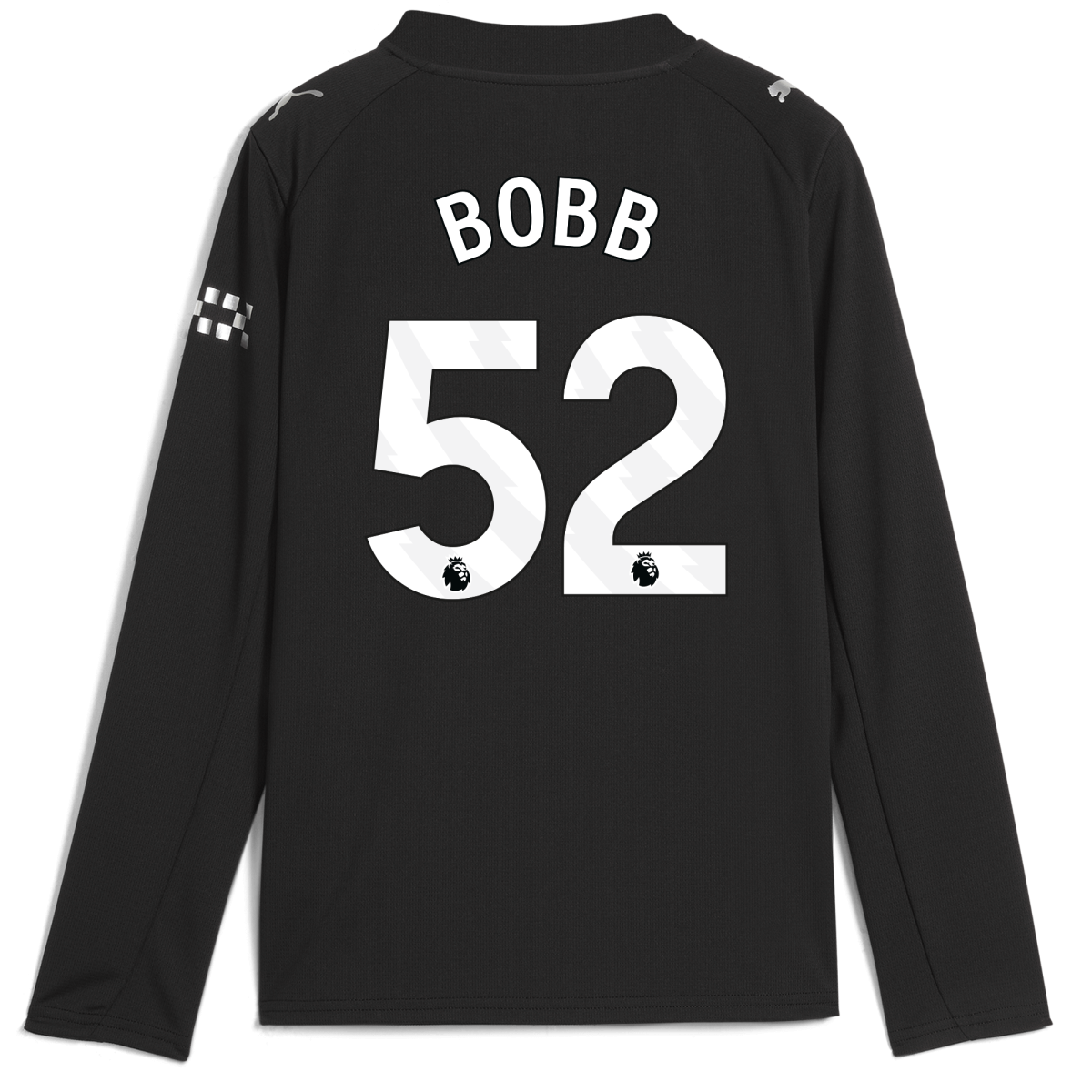 Manchester City kids manchester city away jersey 202526 long sleeve with bobb 52 printing Collection - ManchesterCitystore.com