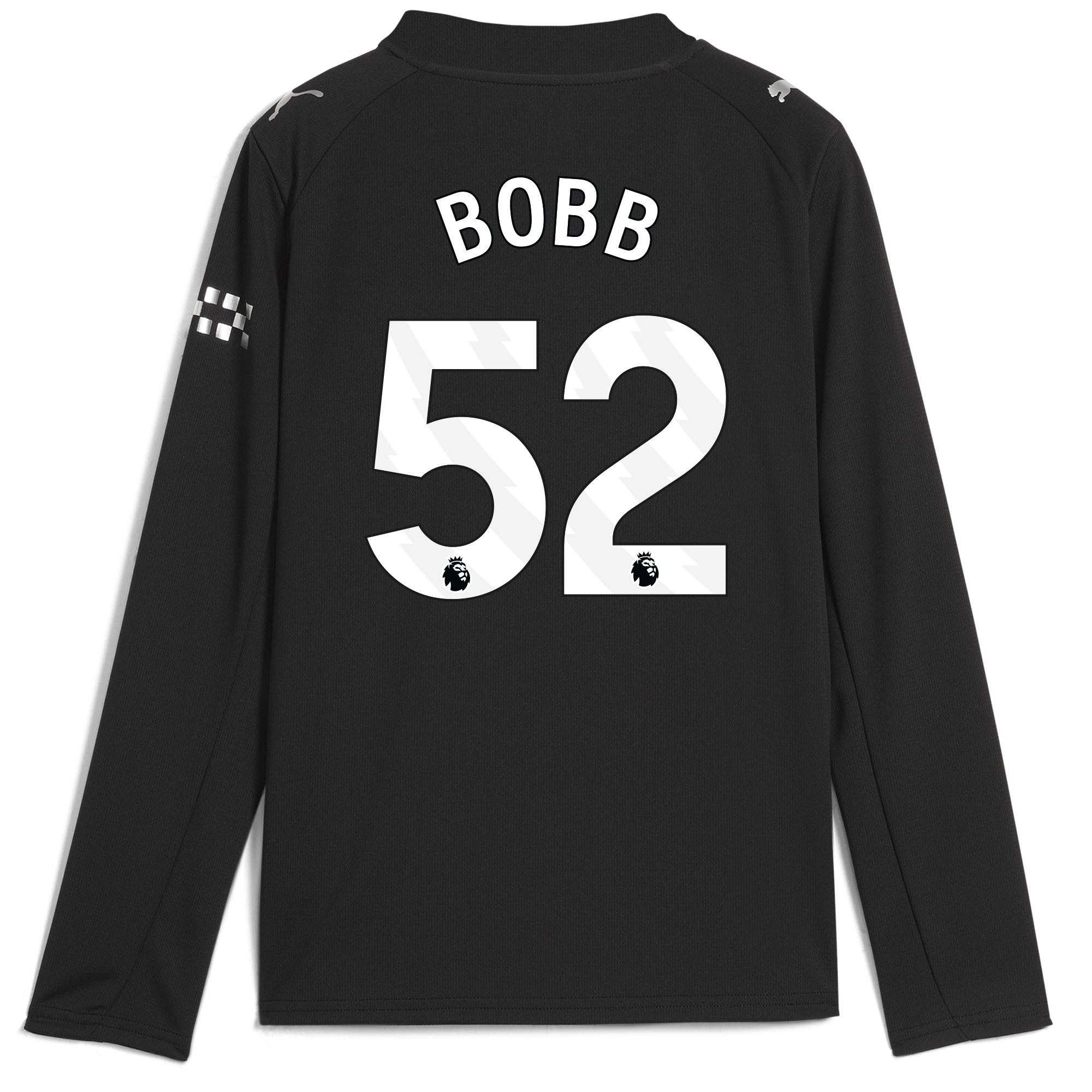 Manchester City kids manchester city away jersey 202526 long sleeve with bobb 52 printing Collection - ManchesterCitystore.com