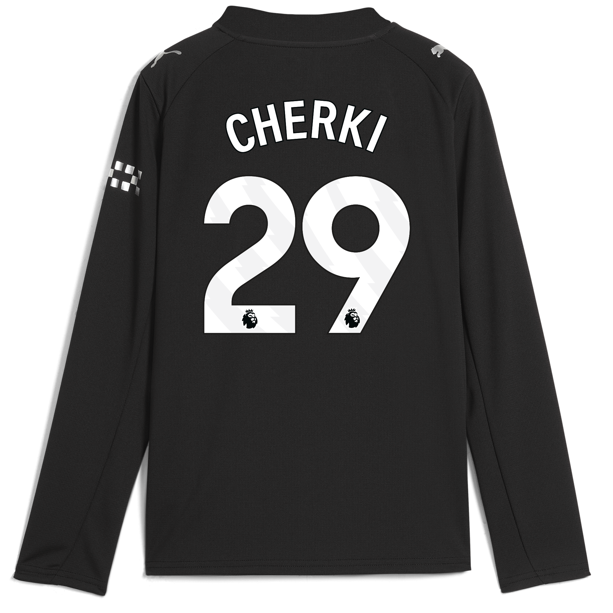 Manchester City kids manchester city away jersey 202526 long sleeve with cherki 29 printing Collection - ManchesterCitystore.com