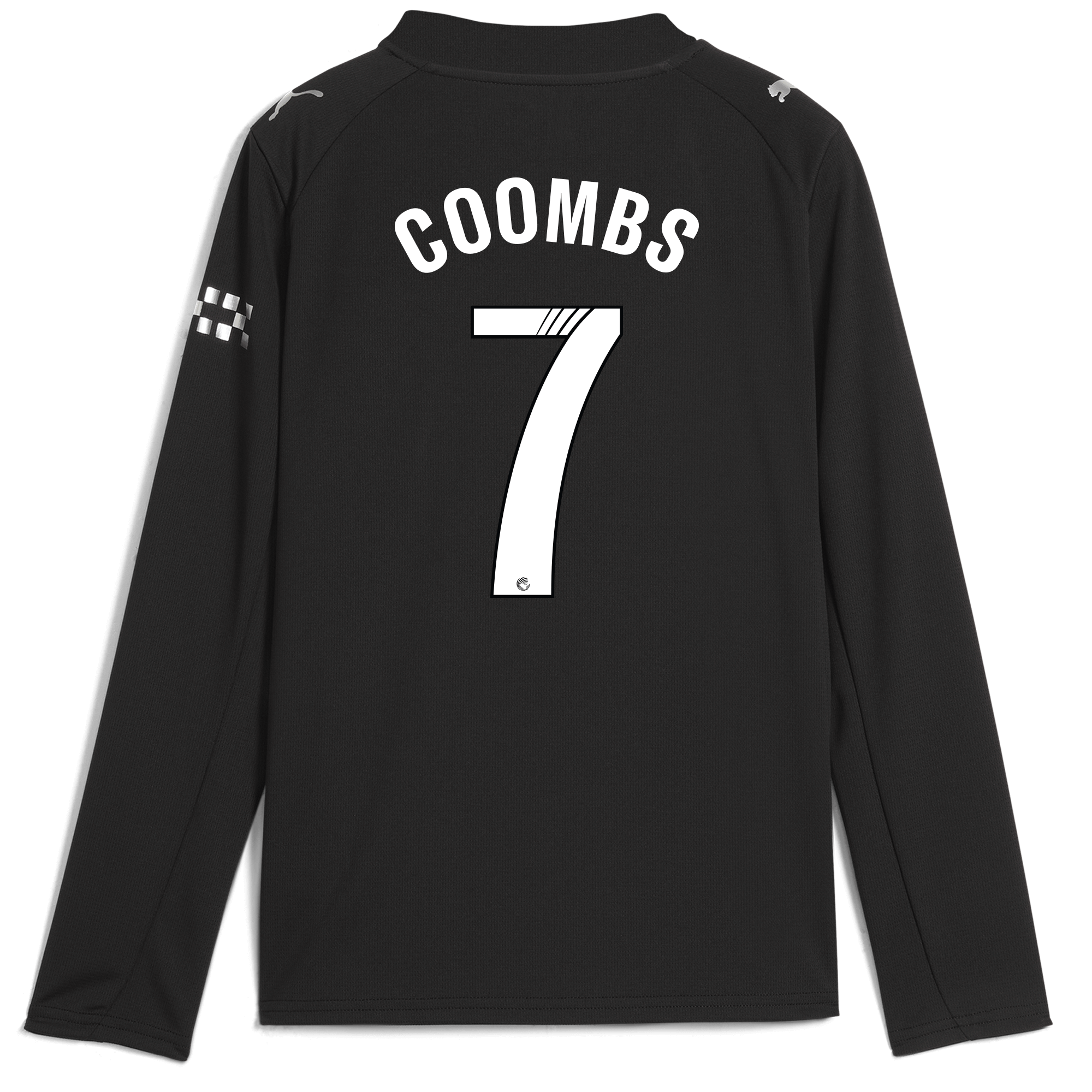 Manchester City kids manchester city away jersey 202526 long sleeve with coombs 7 printing Collection - ManchesterCitystore.com