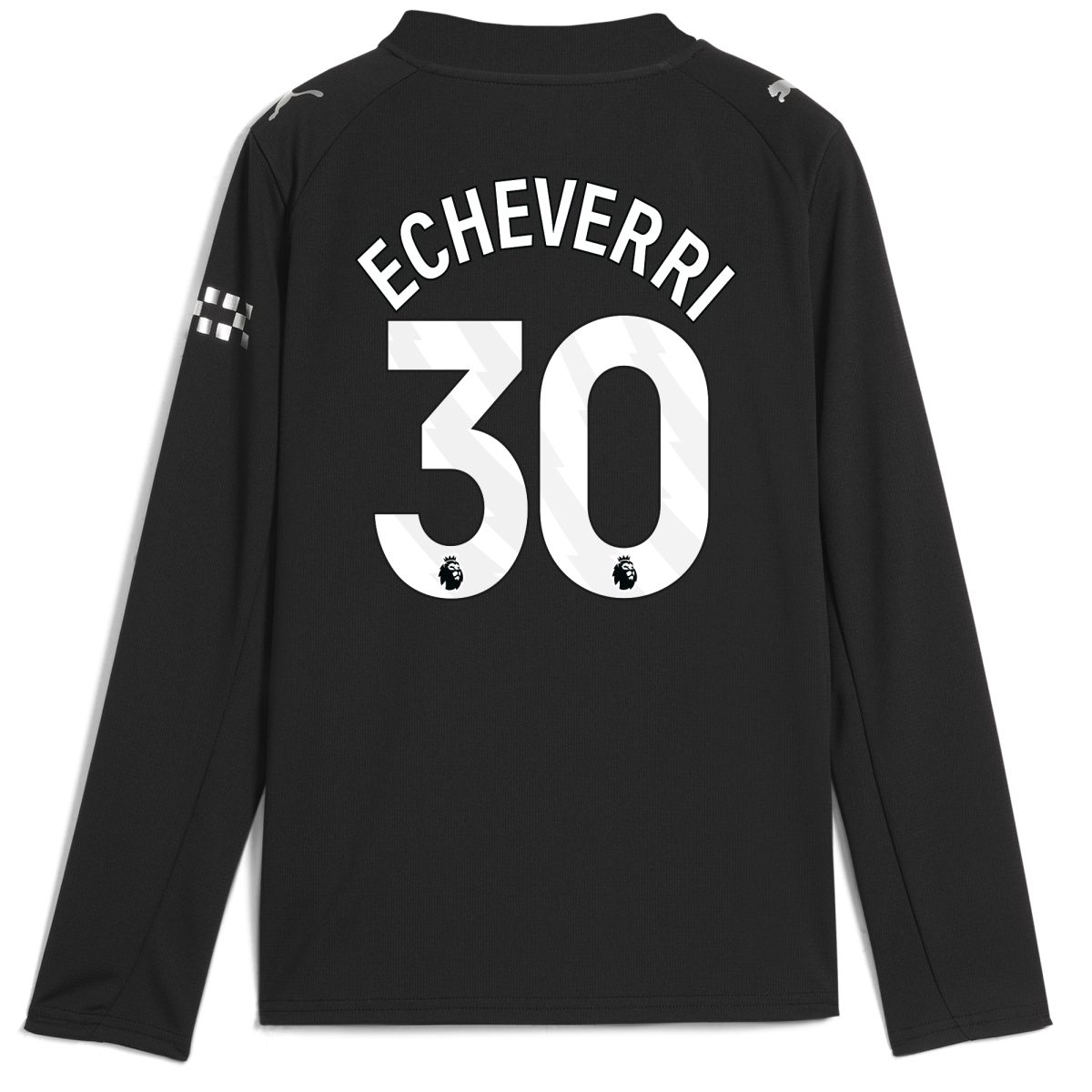 Manchester City kids manchester city away jersey 202526 long sleeve with echeverri 30 printing Collection - ManchesterCitystore.com