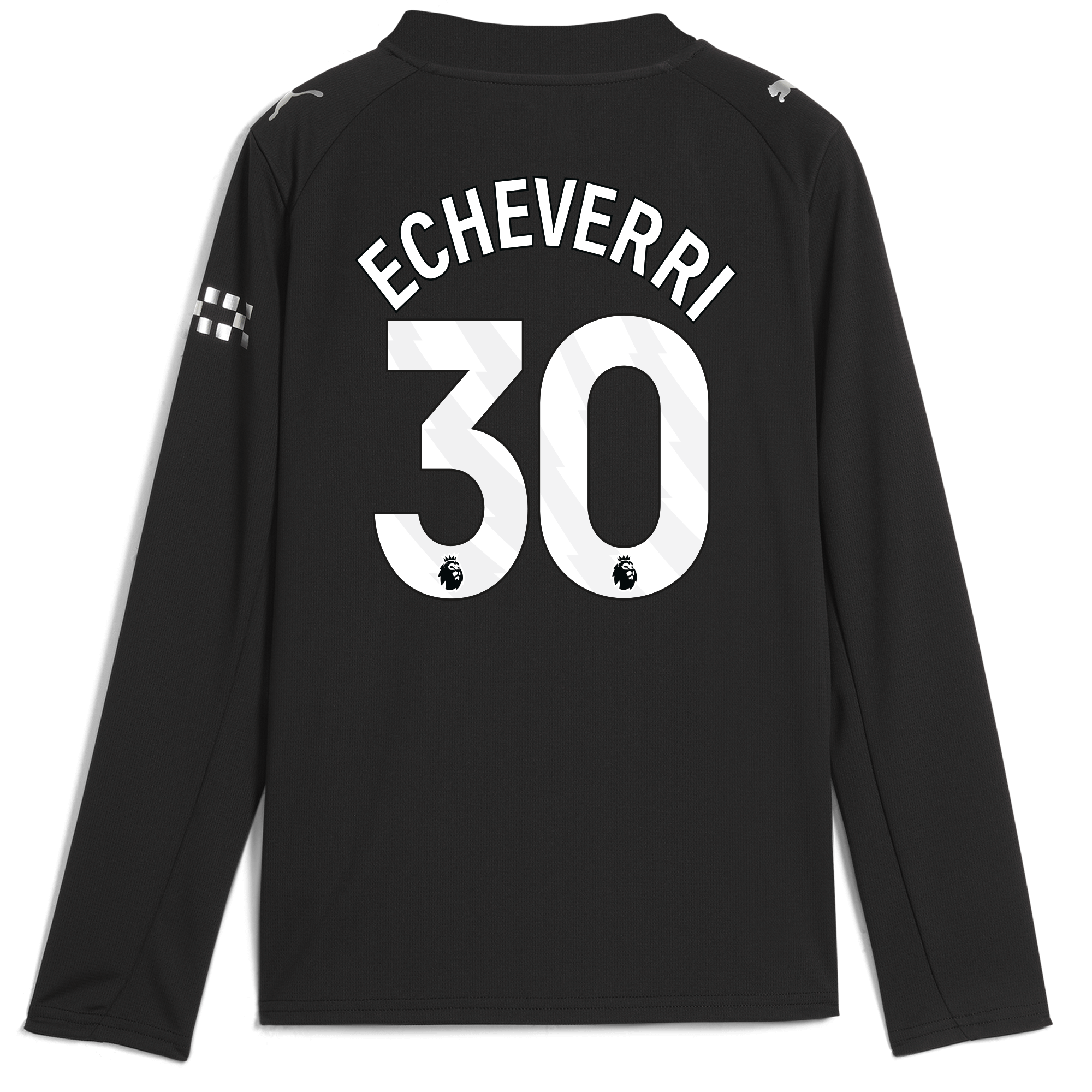 Manchester City kids manchester city away jersey 202526 long sleeve with echeverri 30 printing Collection - ManchesterCitystore.com