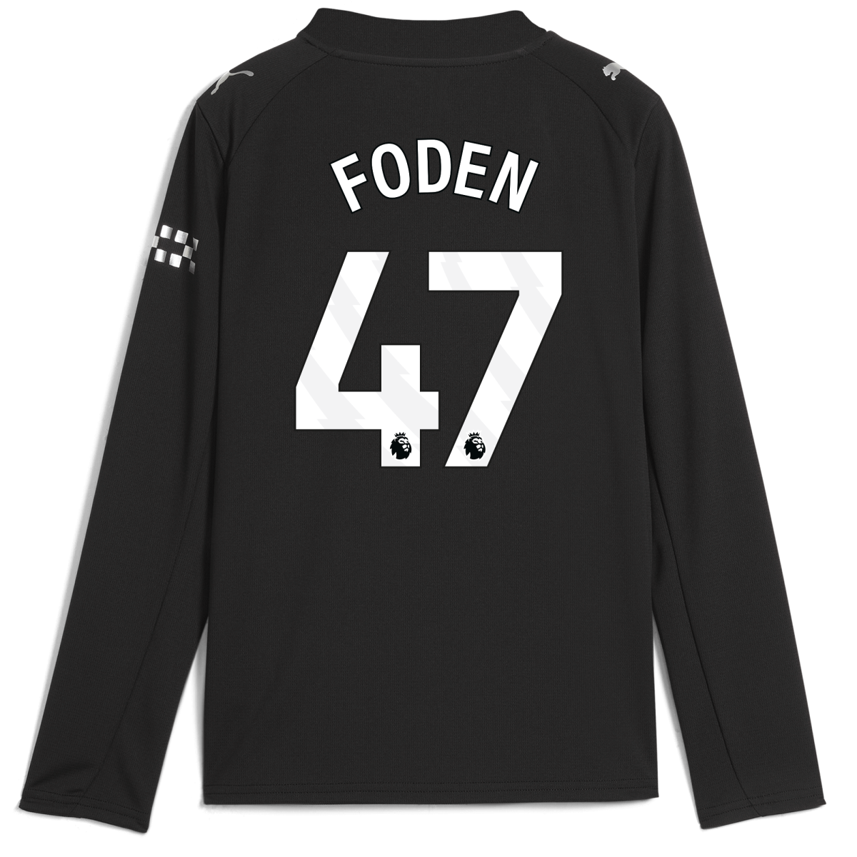 Manchester City kids manchester city away jersey 202526 long sleeve with foden 47 printing Collection - ManchesterCitystore.com