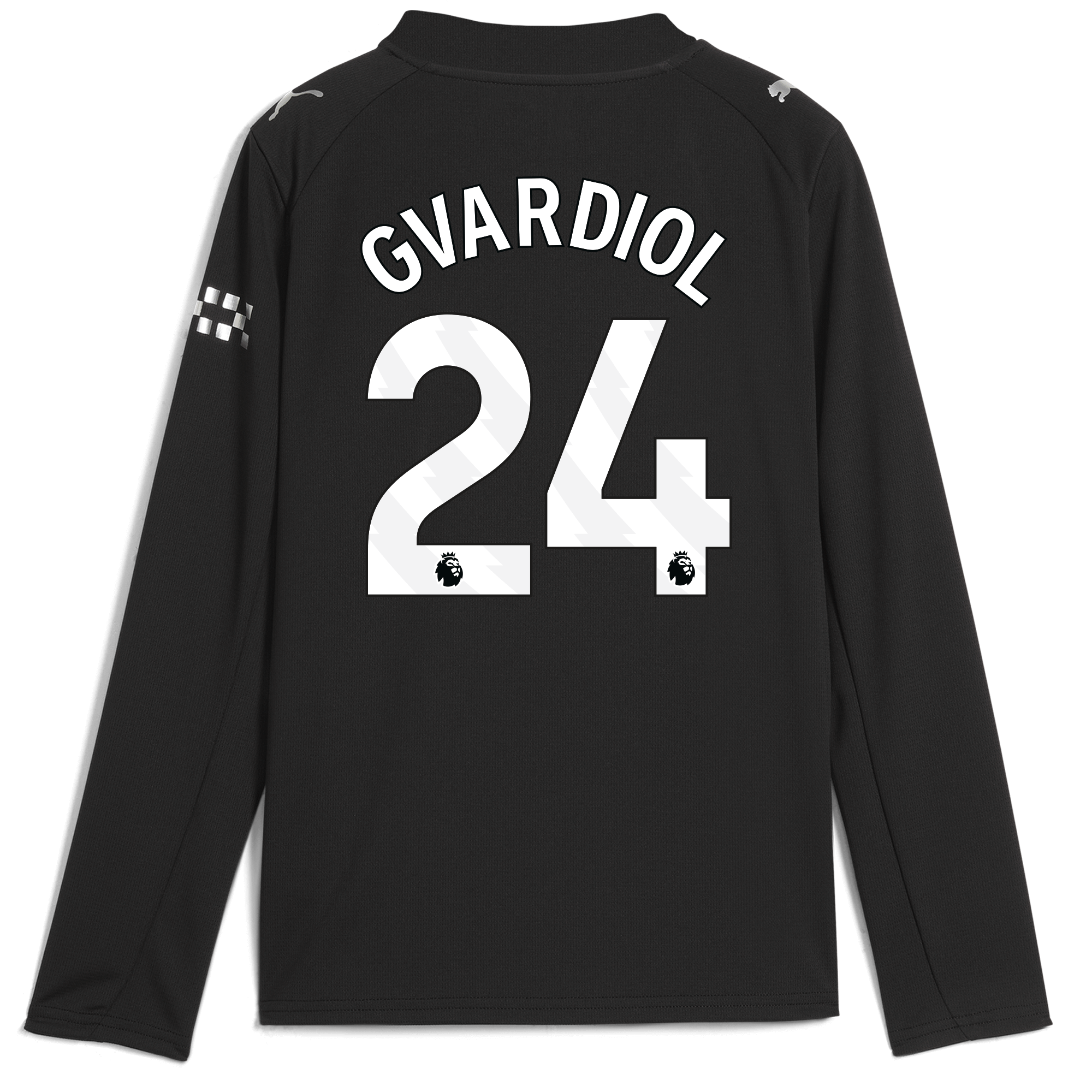 Manchester City kids manchester city away jersey 202526 long sleeve with gvardiol 24 printing Collection - ManchesterCitystore.com