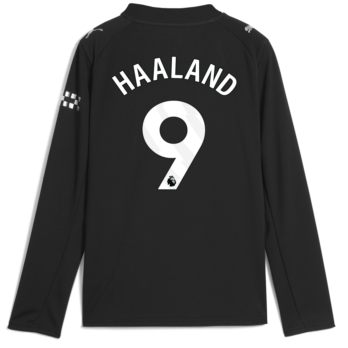 Manchester City kids manchester city away jersey 202526 long sleeve with haaland 9 printing Collection - ManchesterCitystore.com