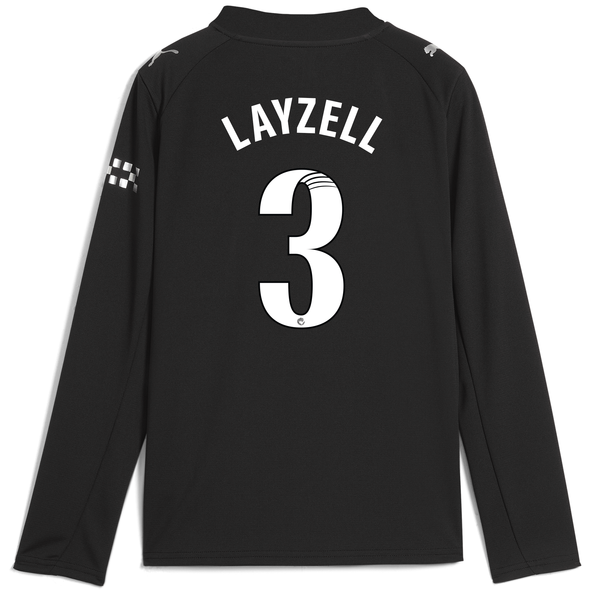 Manchester City kids manchester city away jersey 202526 long sleeve with layzell 3 printing Collection - ManchesterCitystore.com