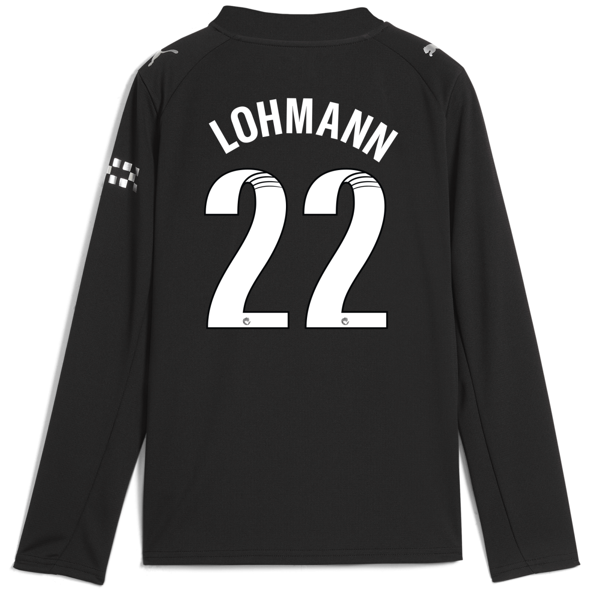 Manchester City kids manchester city away jersey 202526 long sleeve with lohmann 22 printing Collection - ManchesterCitystore.com
