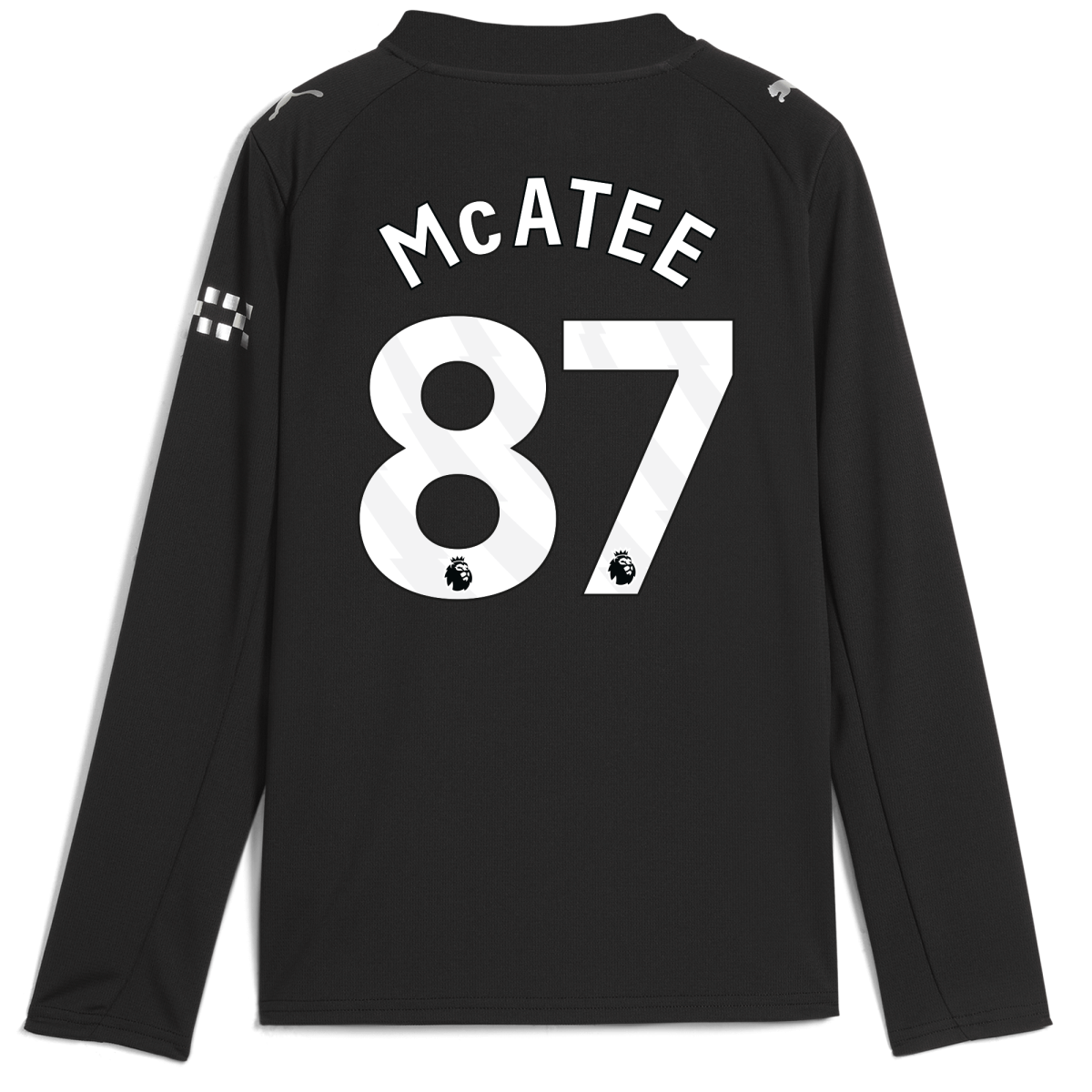 Manchester City kids manchester city away jersey 202526 long sleeve with mcatee 87 printing Collection - ManchesterCitystore.com