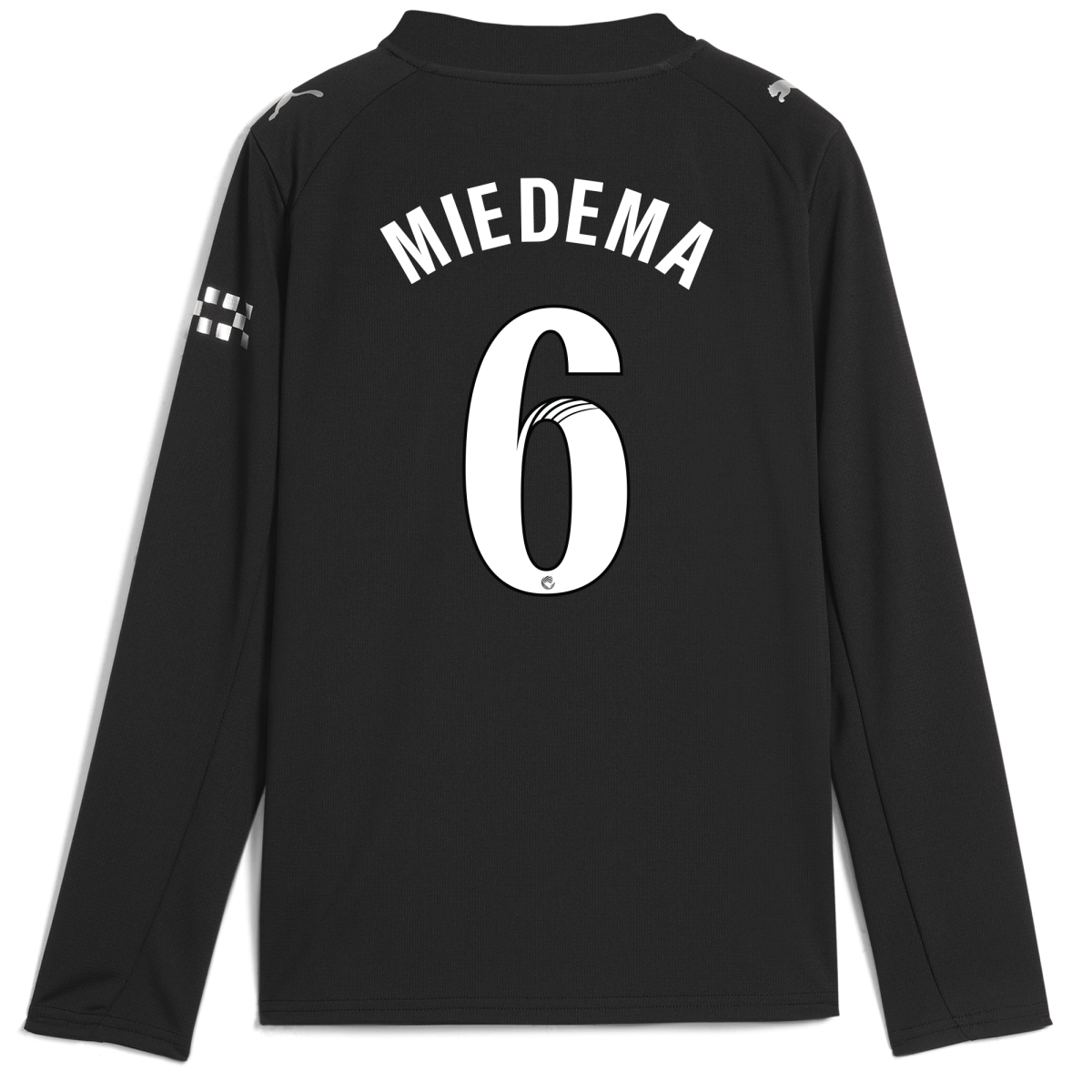 Manchester City kids manchester city away jersey 202526 long sleeve with miedema 6 printing Collection - ManchesterCitystore.com