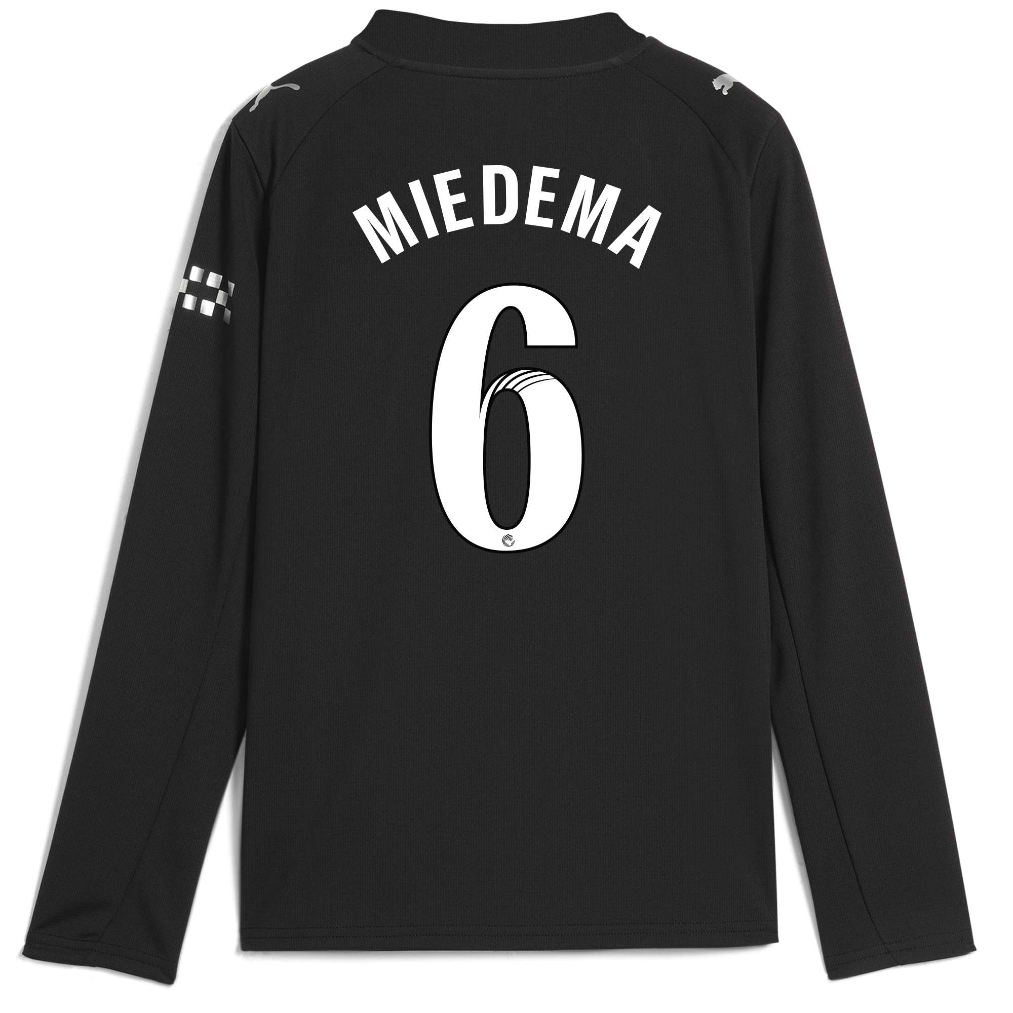 Manchester City kids manchester city away jersey 202526 long sleeve with miedema 6 printing Collection - ManchesterCitystore.com