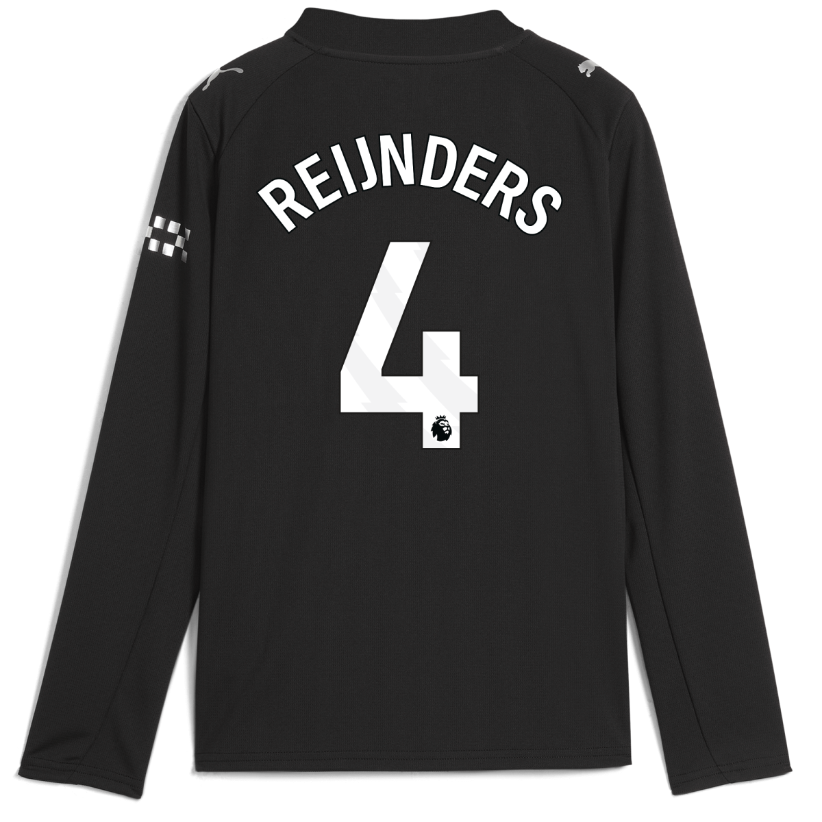 Manchester City kids manchester city away jersey 202526 long sleeve with reijnders 4 printing Collection - ManchesterCitystore.com