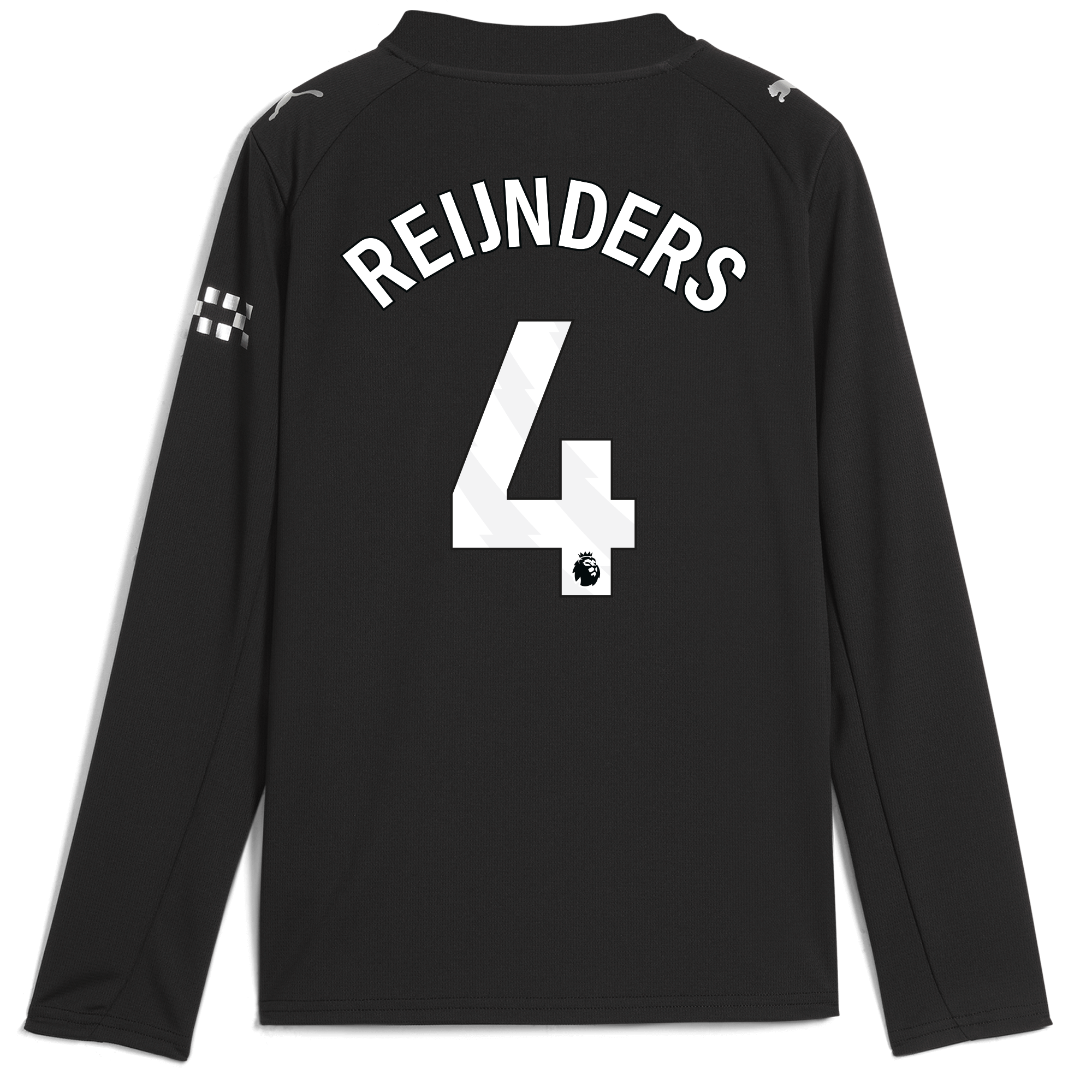 Manchester City kids manchester city away jersey 202526 long sleeve with reijnders 4 printing Collection - ManchesterCitystore.com