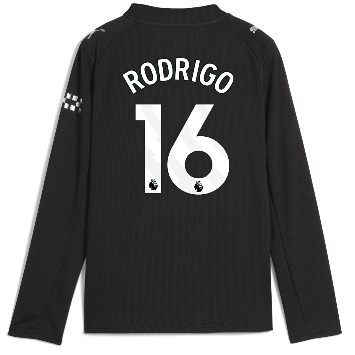 Manchester City kids manchester city away jersey 202526 long sleeve with rodrigo 16 printing Collection - ManchesterCitystore.com