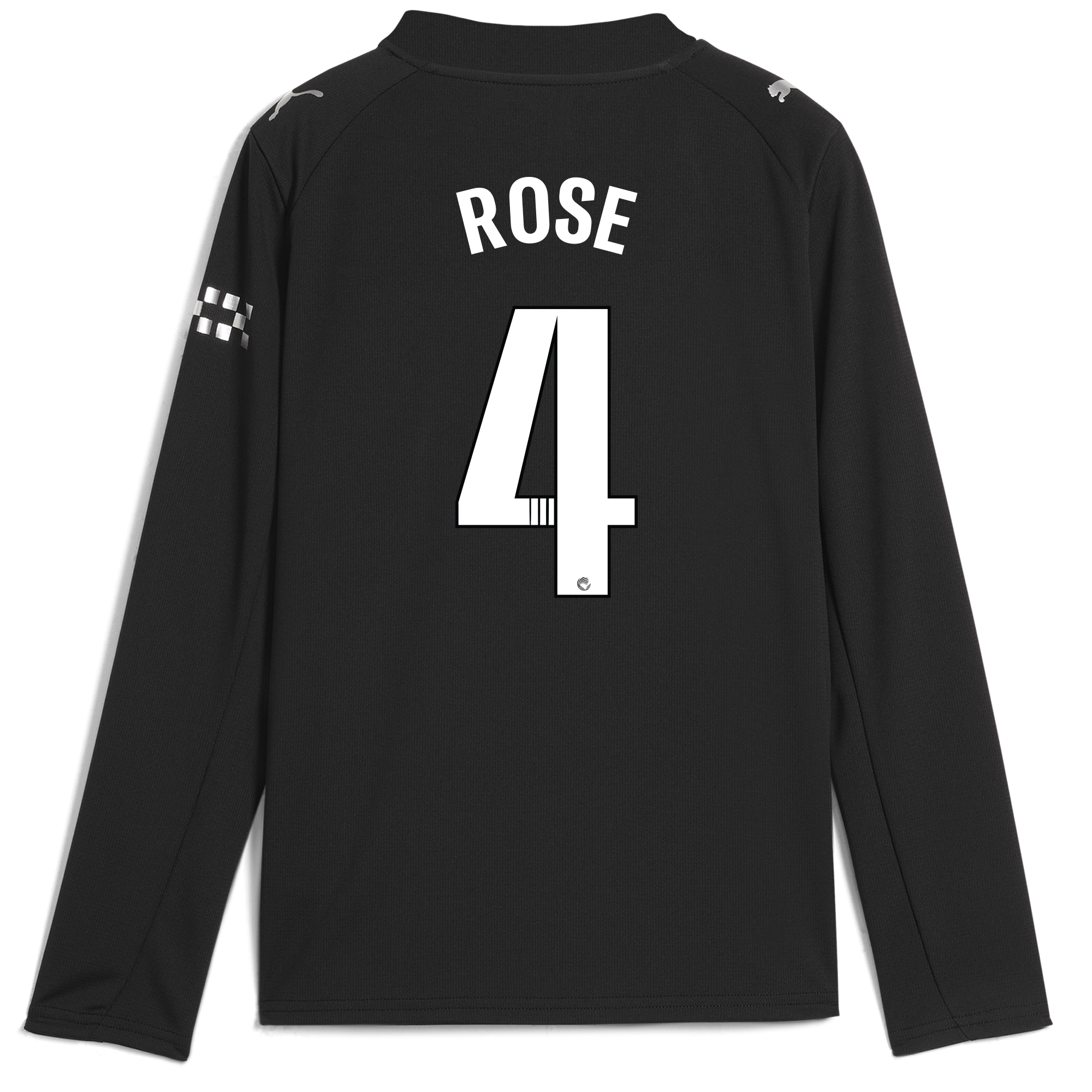 Manchester City kids manchester city away jersey 202526 long sleeve with rose 4 printing Collection - ManchesterCitystore.com