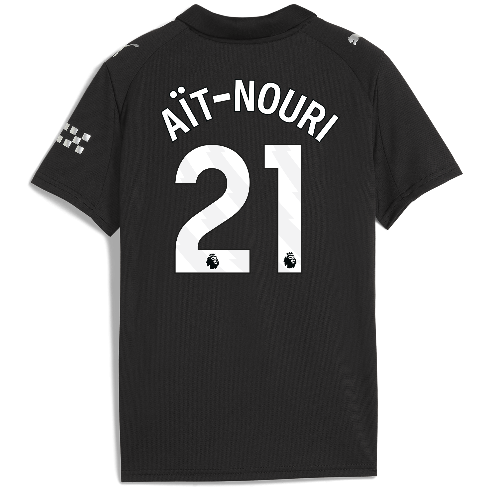 Manchester City kids manchester city away jersey 202526 with ait-nouri 21 printing Collection - ManchesterCitystore.com