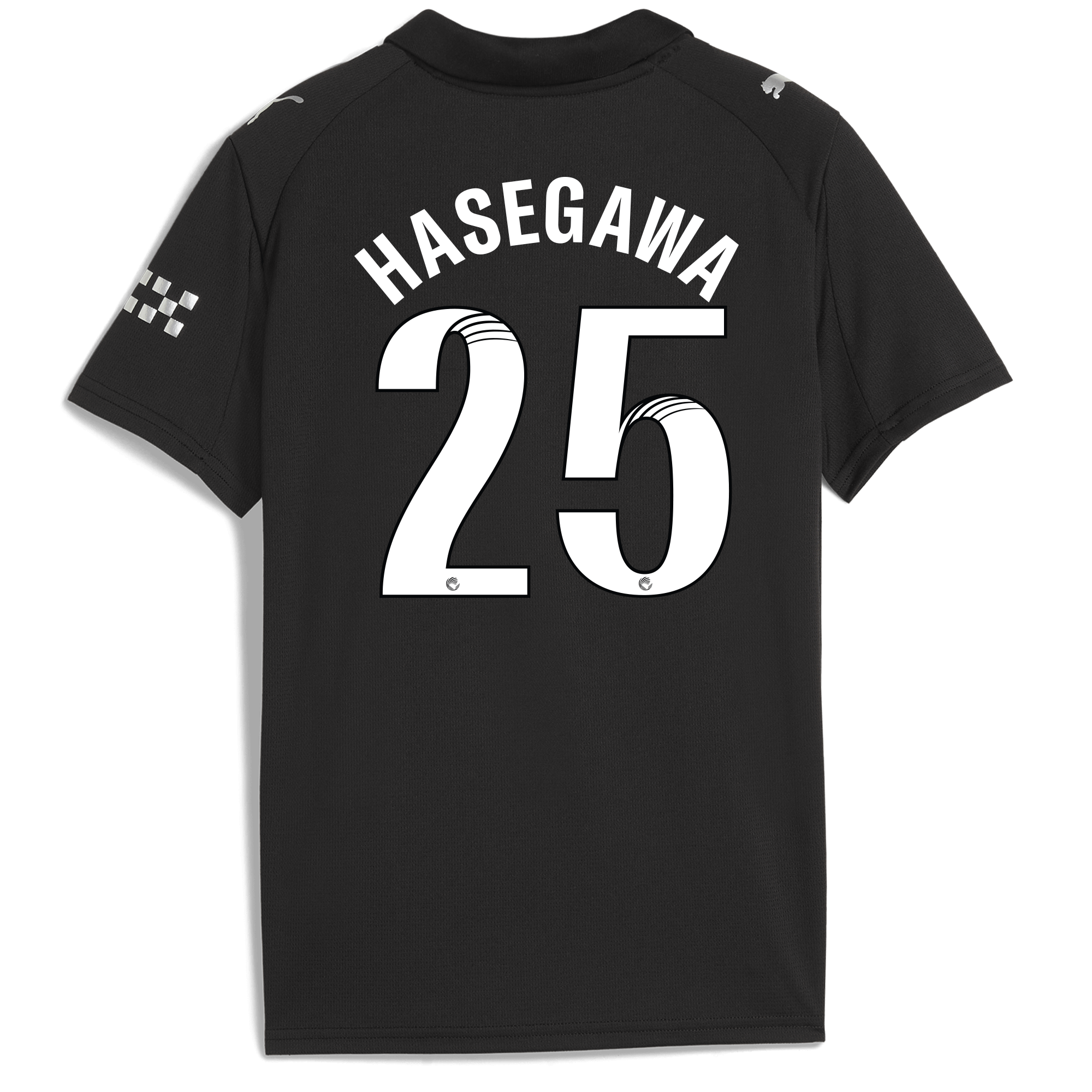 Manchester City kids manchester city away jersey 202526 with hasegawa 25 printing Collection - ManchesterCitystore.com