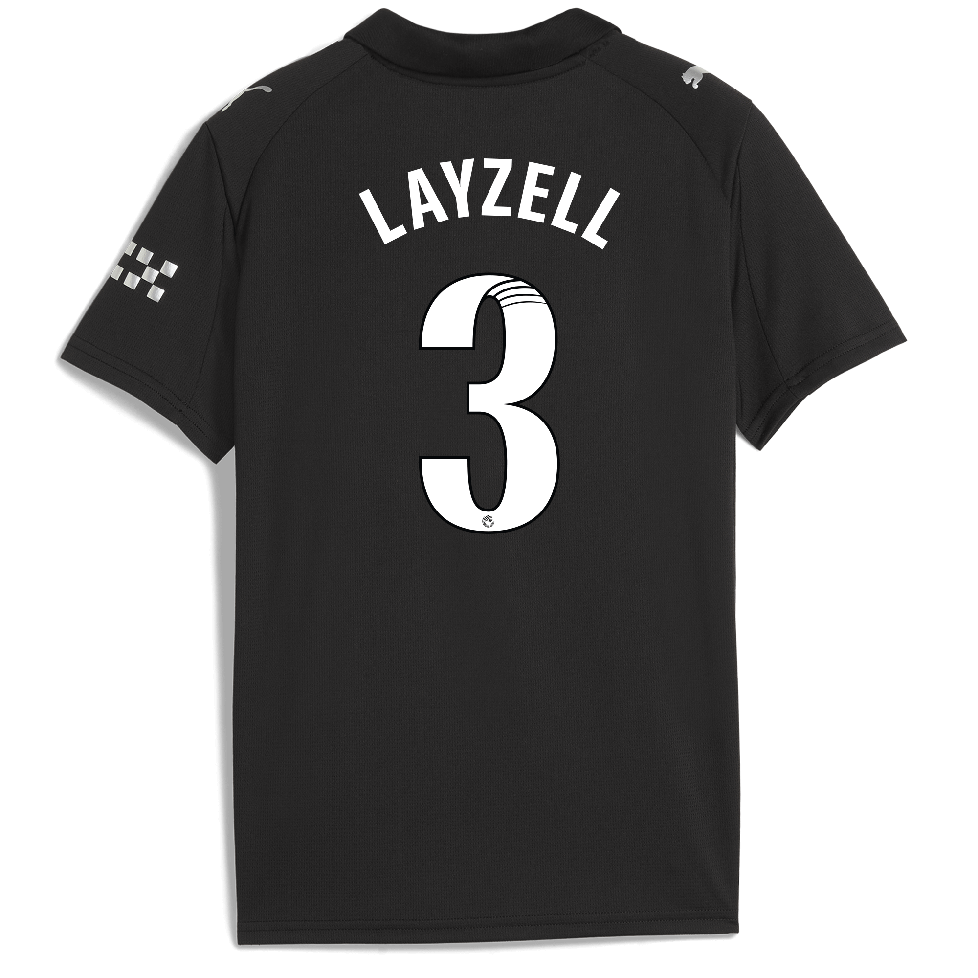 Manchester City kids manchester city away jersey 202526 with layzell 3 printing Collection - ManchesterCitystore.com