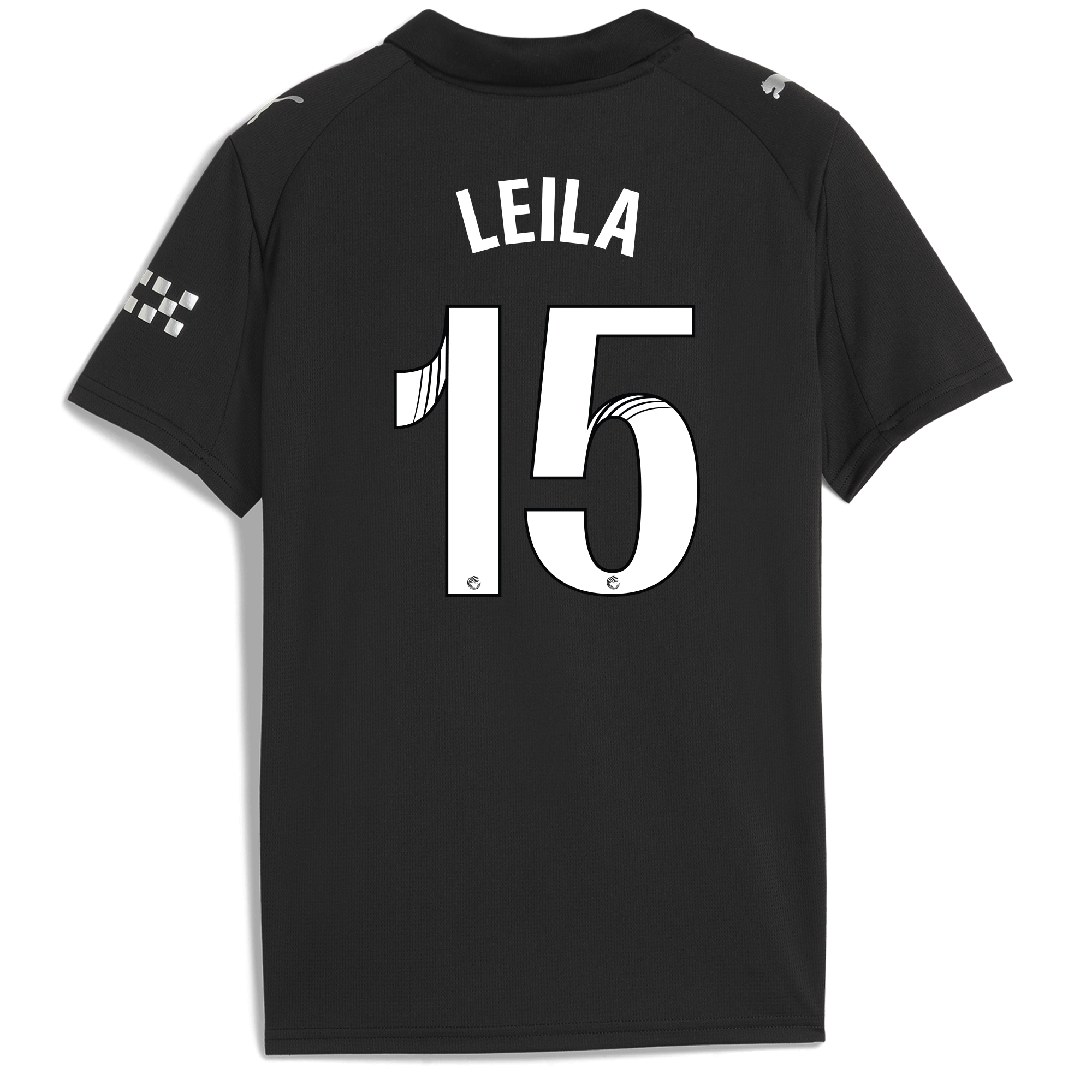 Manchester City kids manchester city away jersey 202526 with leila 15 printing Collection - ManchesterCitystore.com