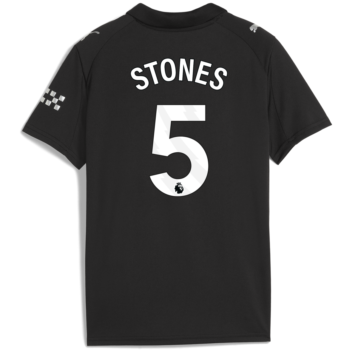 Manchester City kids manchester city away jersey 202526 with stones 5 printing Collection - ManchesterCitystore.com
