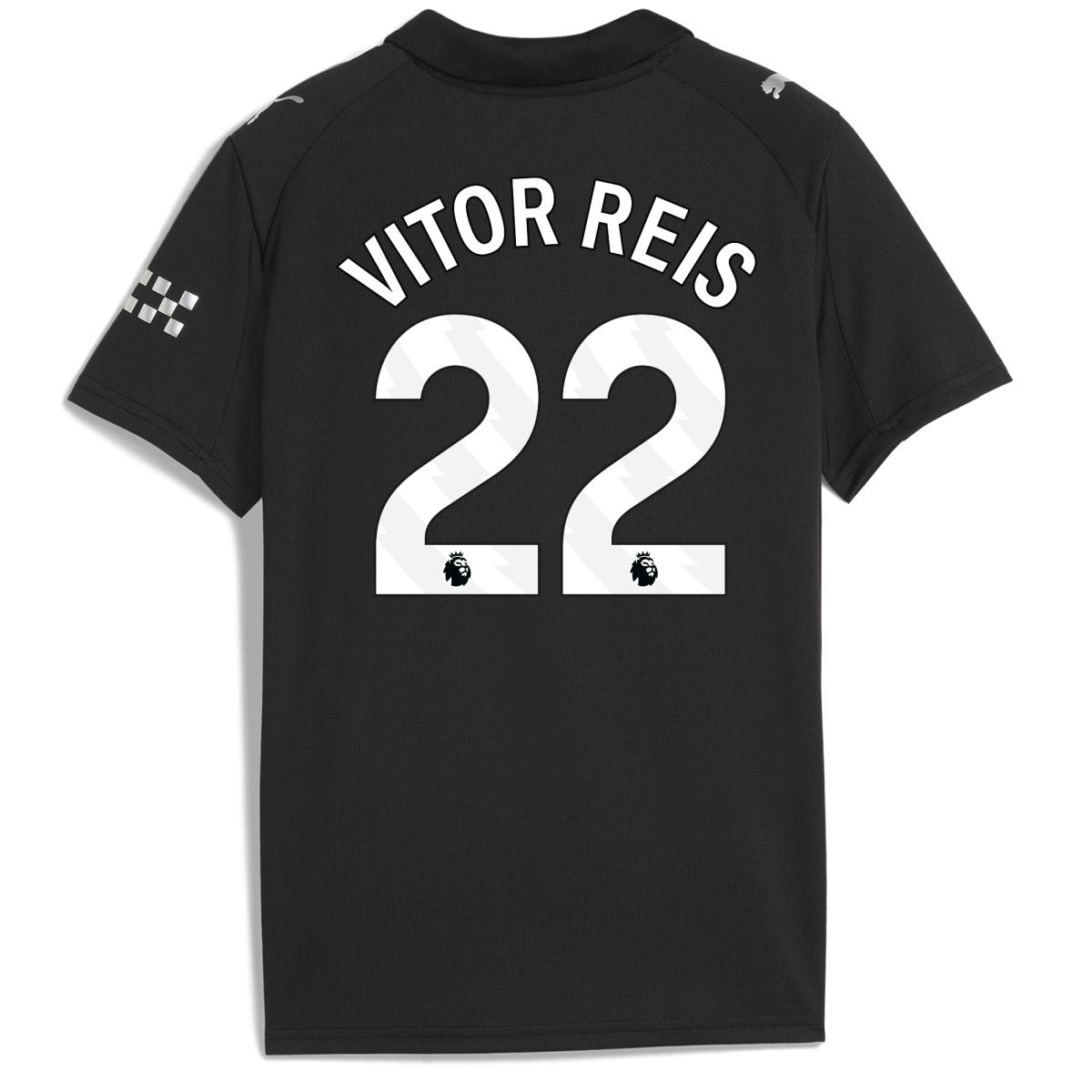 Manchester City kids manchester city away jersey 202526 with vitor reis 22 printing Collection - ManchesterCitystore.com