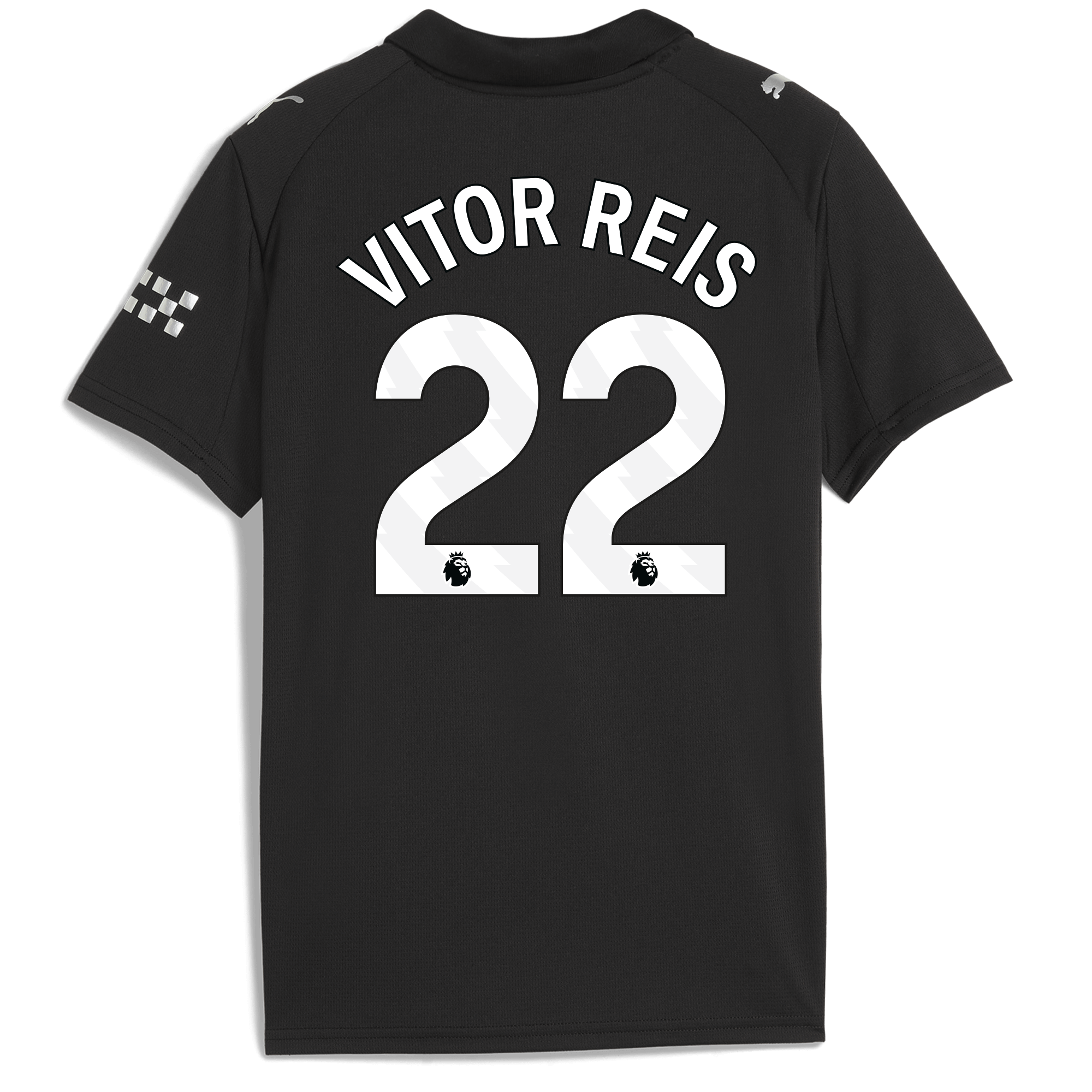 Manchester City kids manchester city away jersey 202526 with vitor reis 22 printing Collection - ManchesterCitystore.com