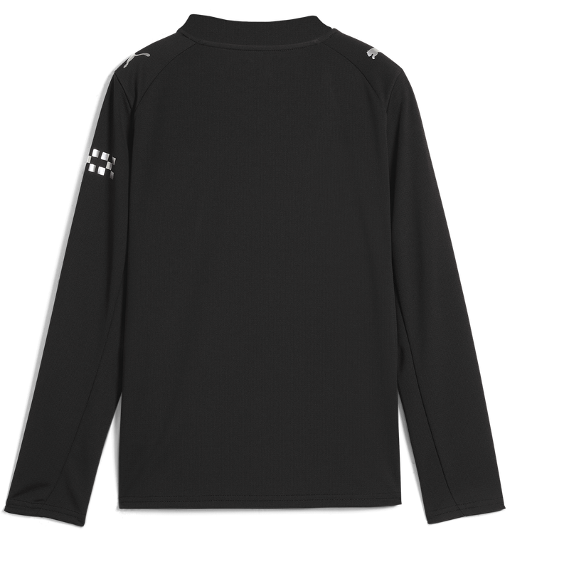 Manchester City kids manchester city away jersey black 202526 long sleeve with custom printing Collection - ManchesterCitystore.com