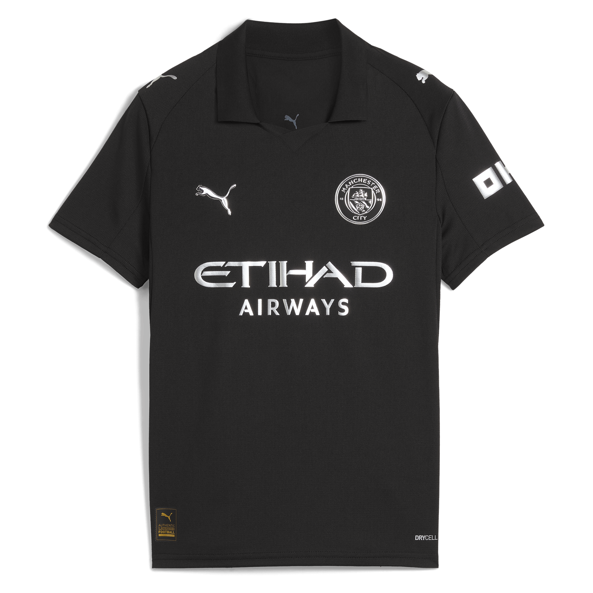 Manchester City kids manchester city away jersey black 202526 Collection - ManchesterCitystore.com