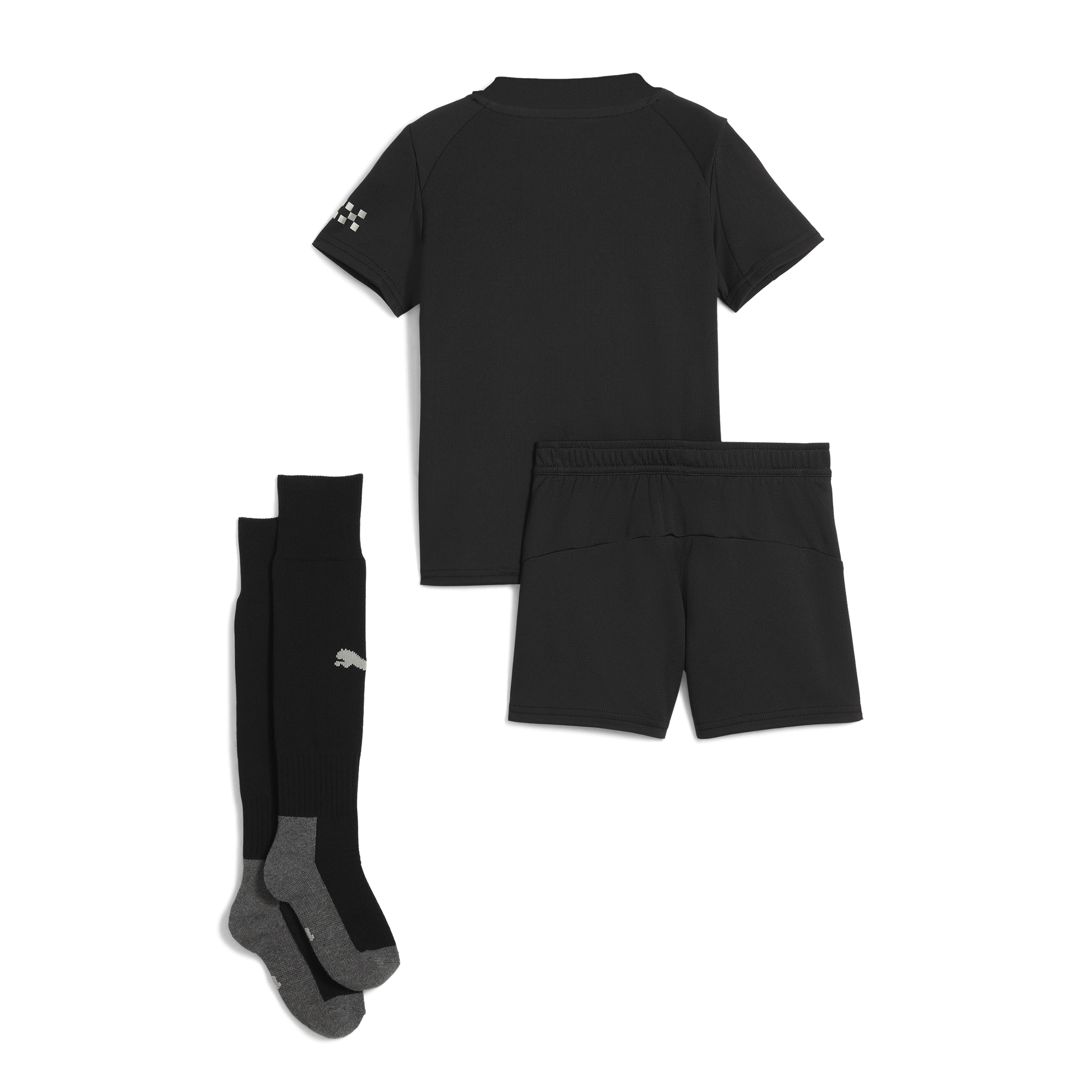 Manchester City kids manchester city away mini kit black 202526 Collection - ManchesterCitystore.com