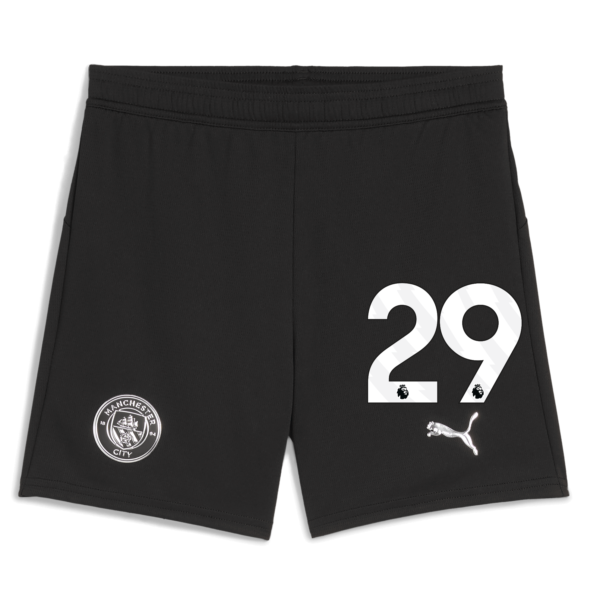 Manchester City kids manchester city football shorts black 202526 with 29 Collection - ManchesterCitystore.com