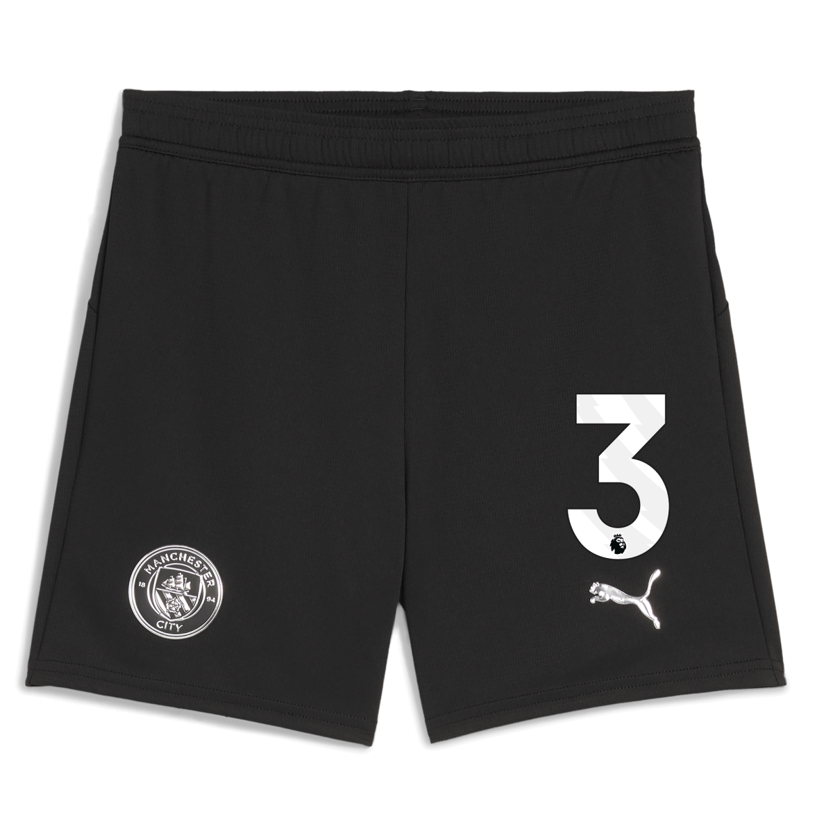 Manchester City kids manchester city football shorts black 202526 with 3 Collection - ManchesterCitystore.com