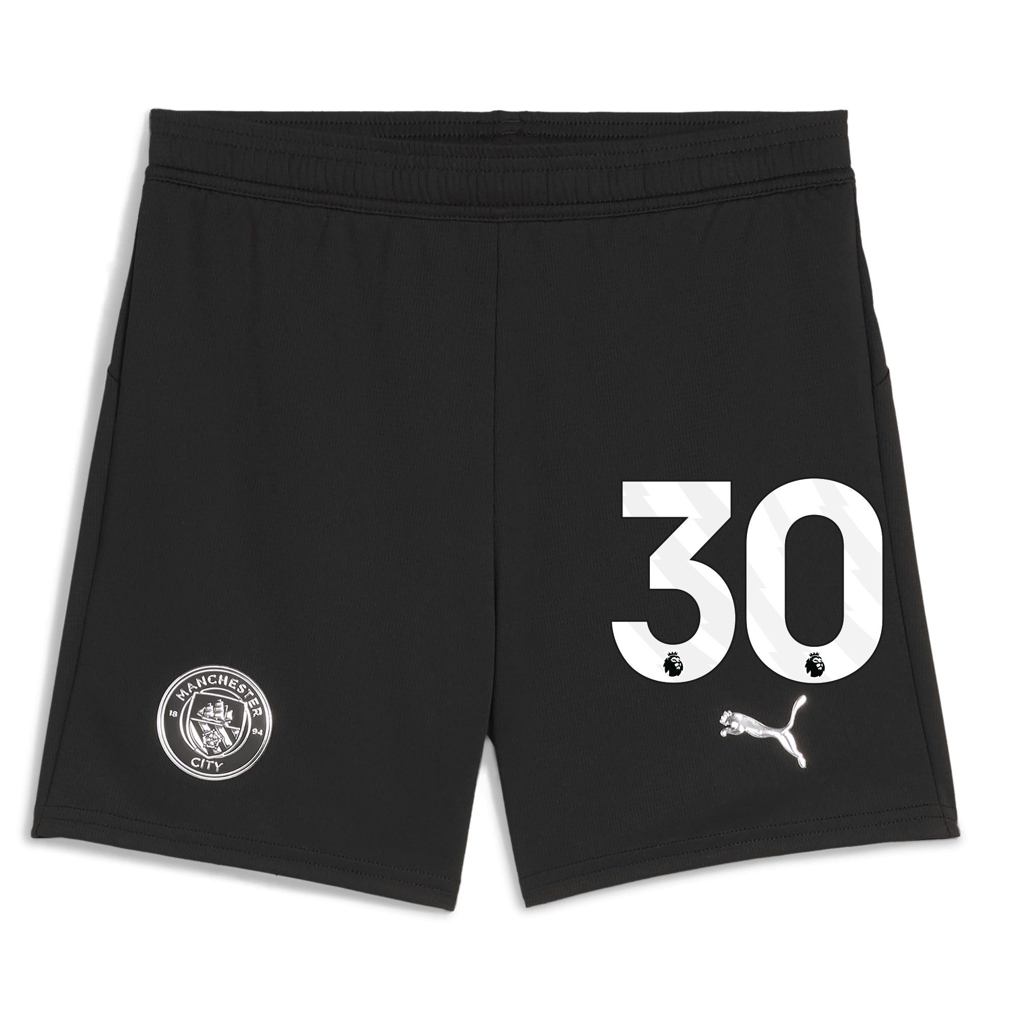 Manchester City kids manchester city football shorts black 202526 with 30 Collection - ManchesterCitystore.com