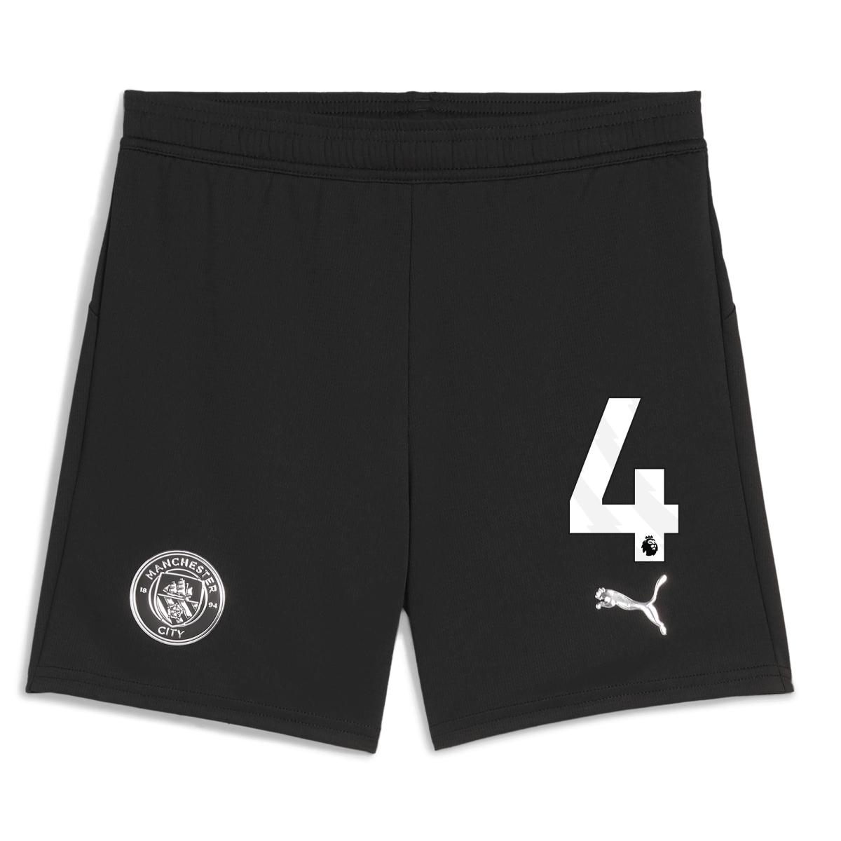 Manchester City kids manchester city football shorts black 202526 with 4 Collection - ManchesterCitystore.com