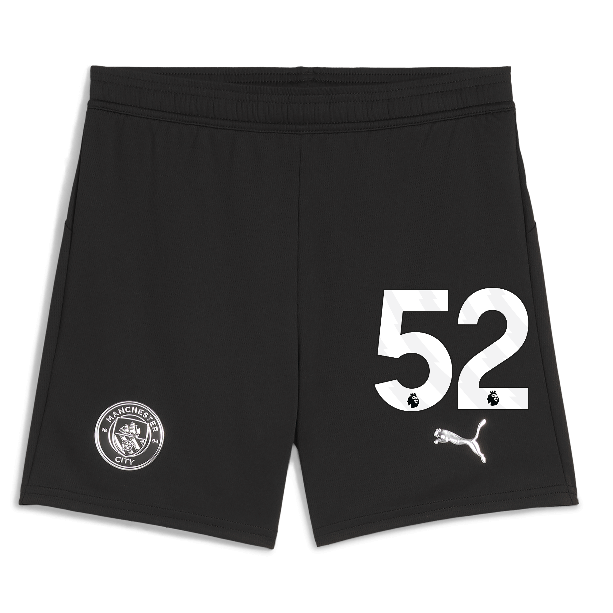 Manchester City kids manchester city football shorts black 202526 with 52 Collection - ManchesterCitystore.com