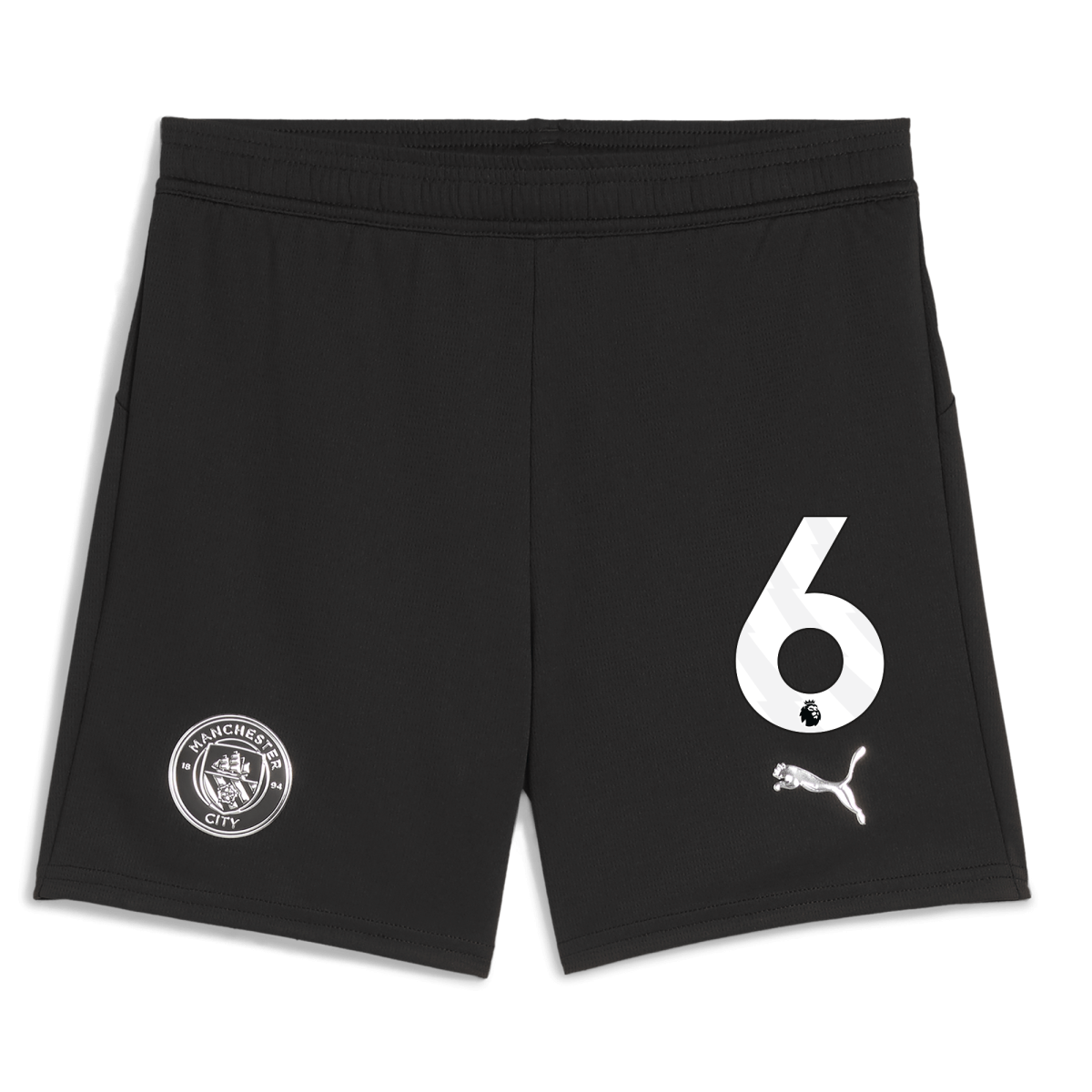 Manchester City kids manchester city football shorts black 202526 with 6 Collection - ManchesterCitystore.com