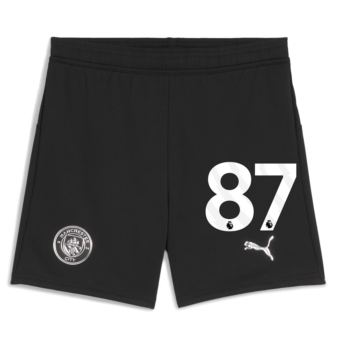 Manchester City kids manchester city football shorts black 202526 with 87 Collection - ManchesterCitystore.com