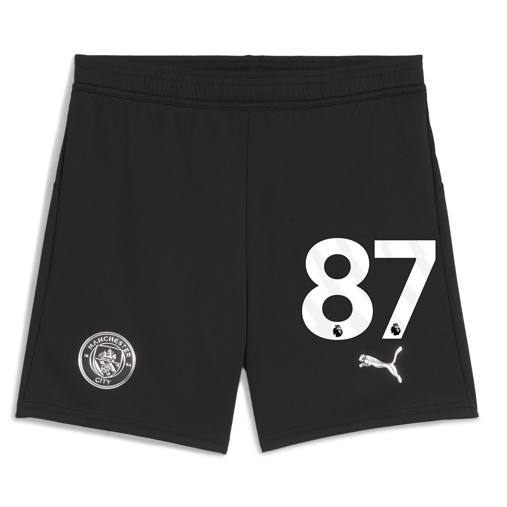 Manchester City kids manchester city football shorts black 202526 with 87 Collection - ManchesterCitystore.com