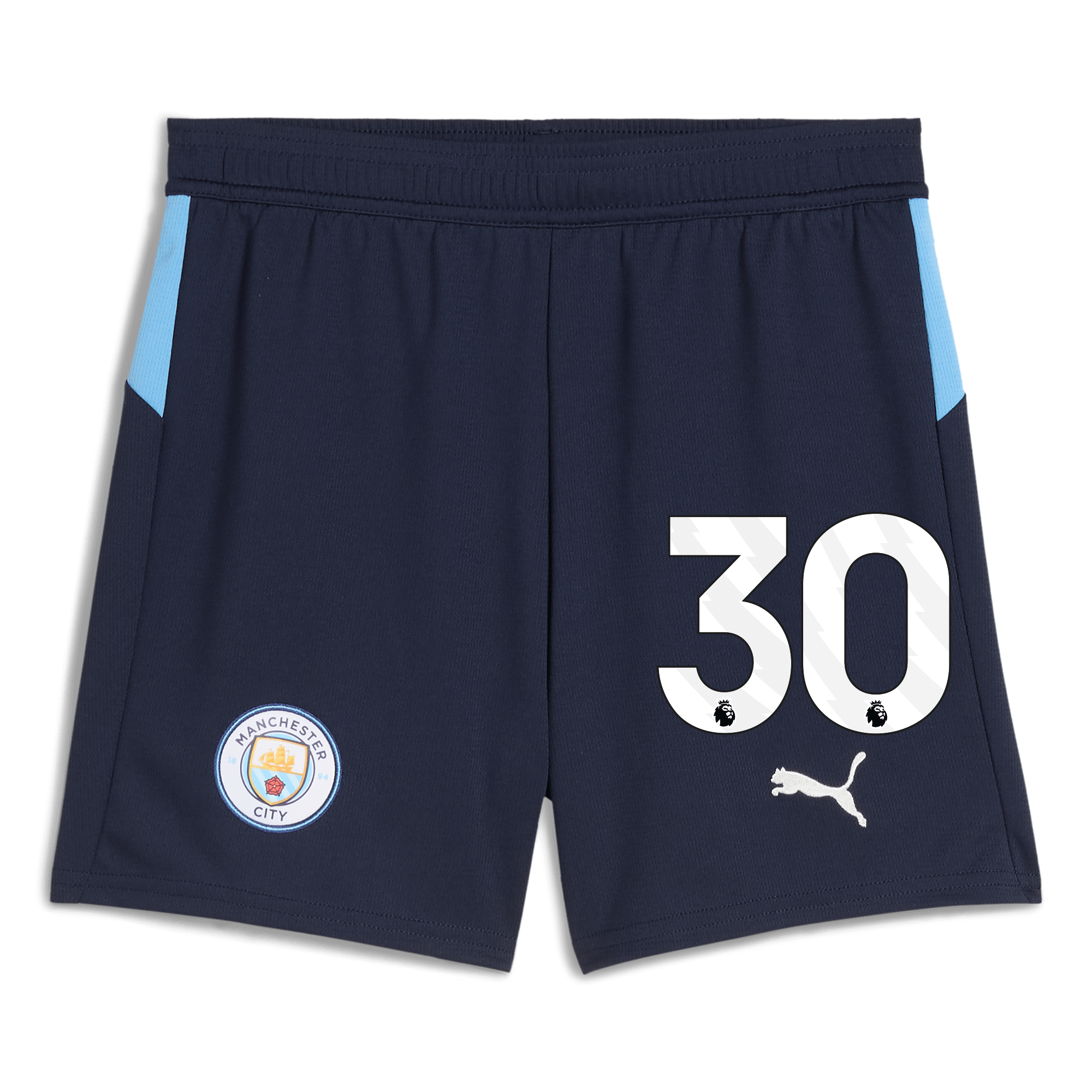Manchester City kids manchester city football shorts navy 202526 with 30 Collection - ManchesterCitystore.com