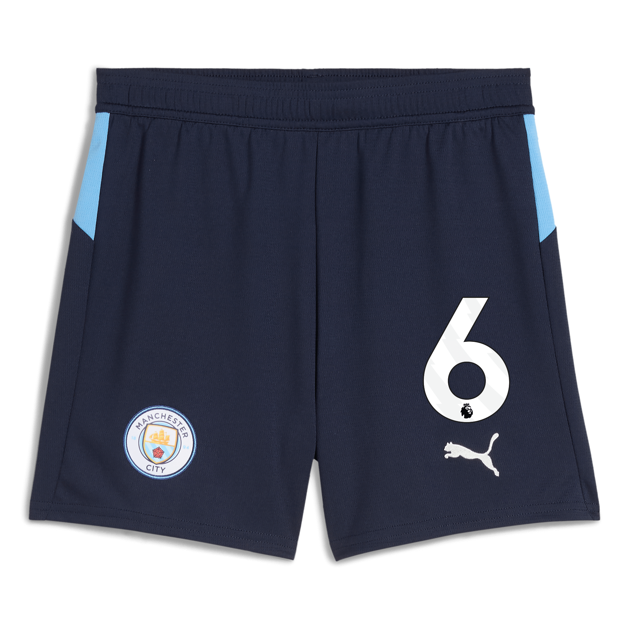 Manchester City kids manchester city football shorts navy 202526 with 6 Collection - ManchesterCitystore.com