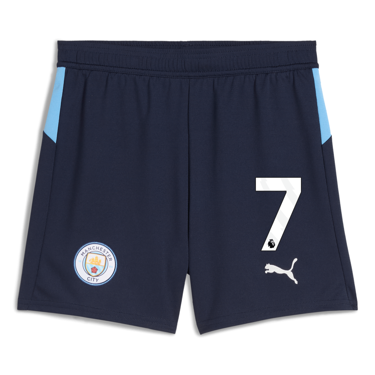 Manchester City kids manchester city football shorts navy 202526 with 7 Collection - ManchesterCitystore.com