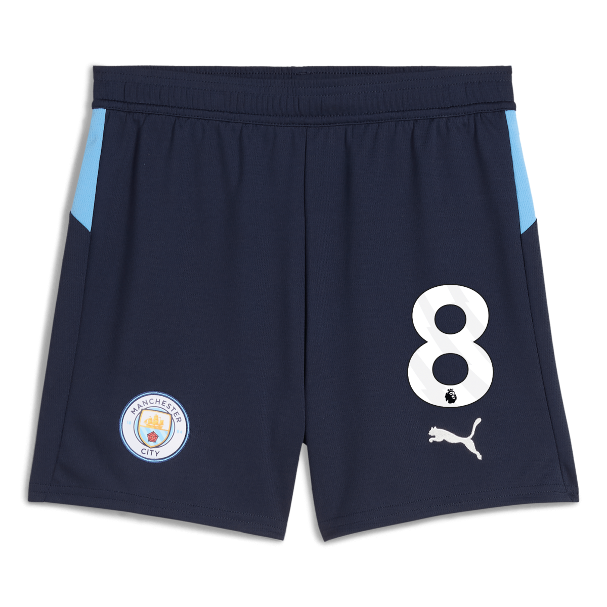 Manchester City kids manchester city football shorts navy 202526 with 8 Collection - ManchesterCitystore.com