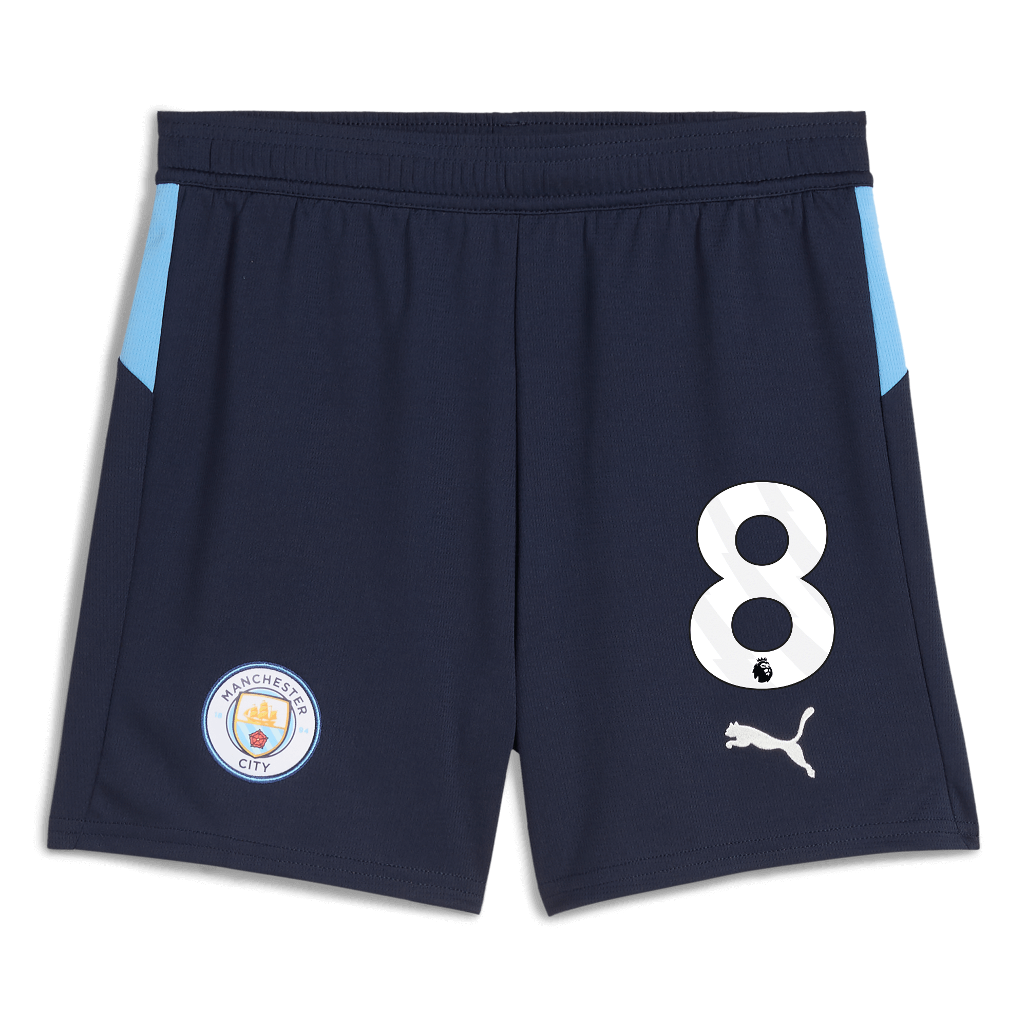 Manchester City kids manchester city football shorts navy 202526 with 8 Collection - ManchesterCitystore.com
