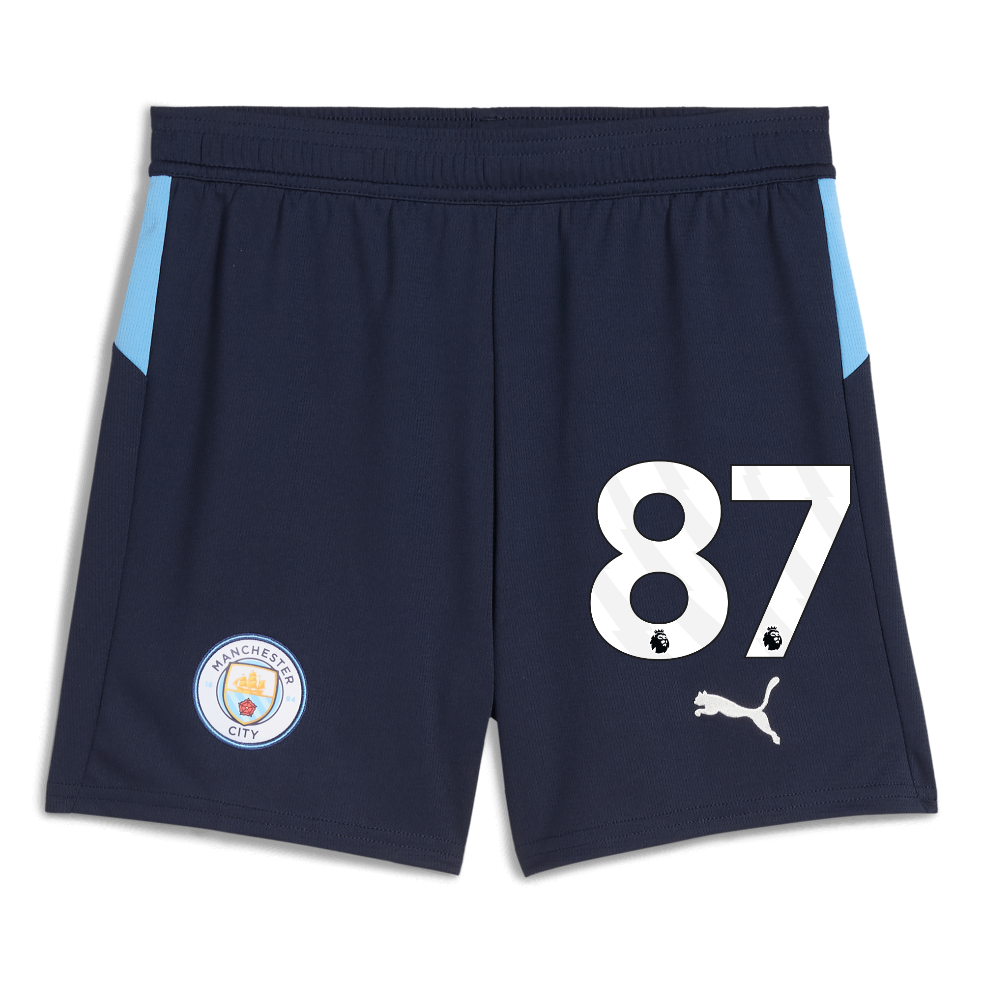 Manchester City kids manchester city football shorts navy 202526 with 87 Collection - ManchesterCitystore.com
