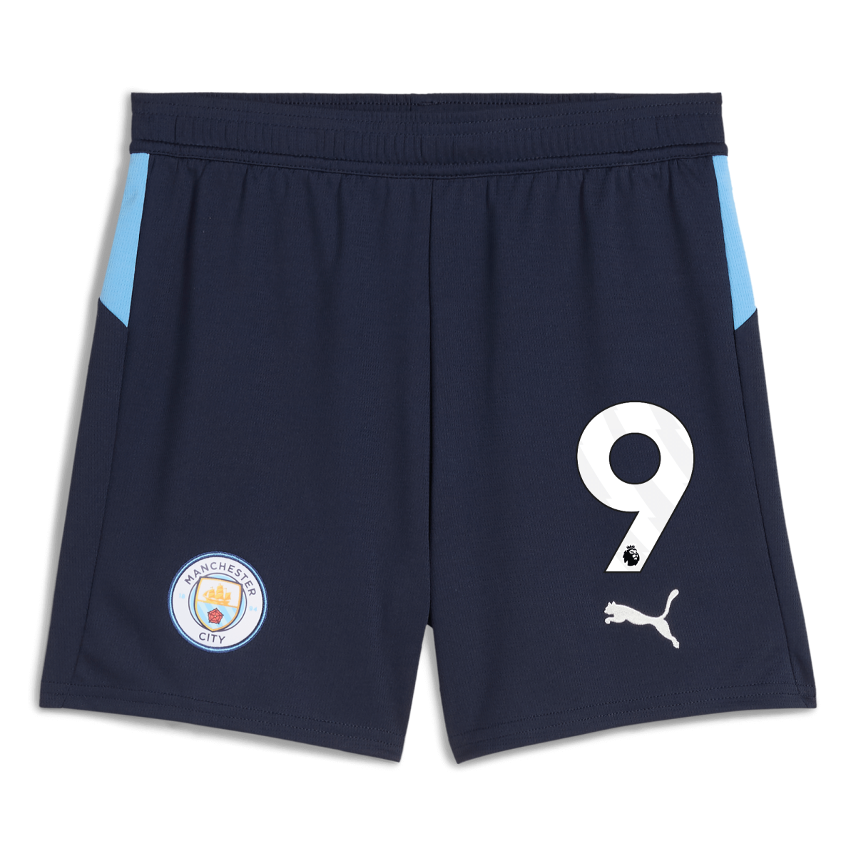 Manchester City kids manchester city football shorts navy 202526 with 9 Collection - ManchesterCitystore.com