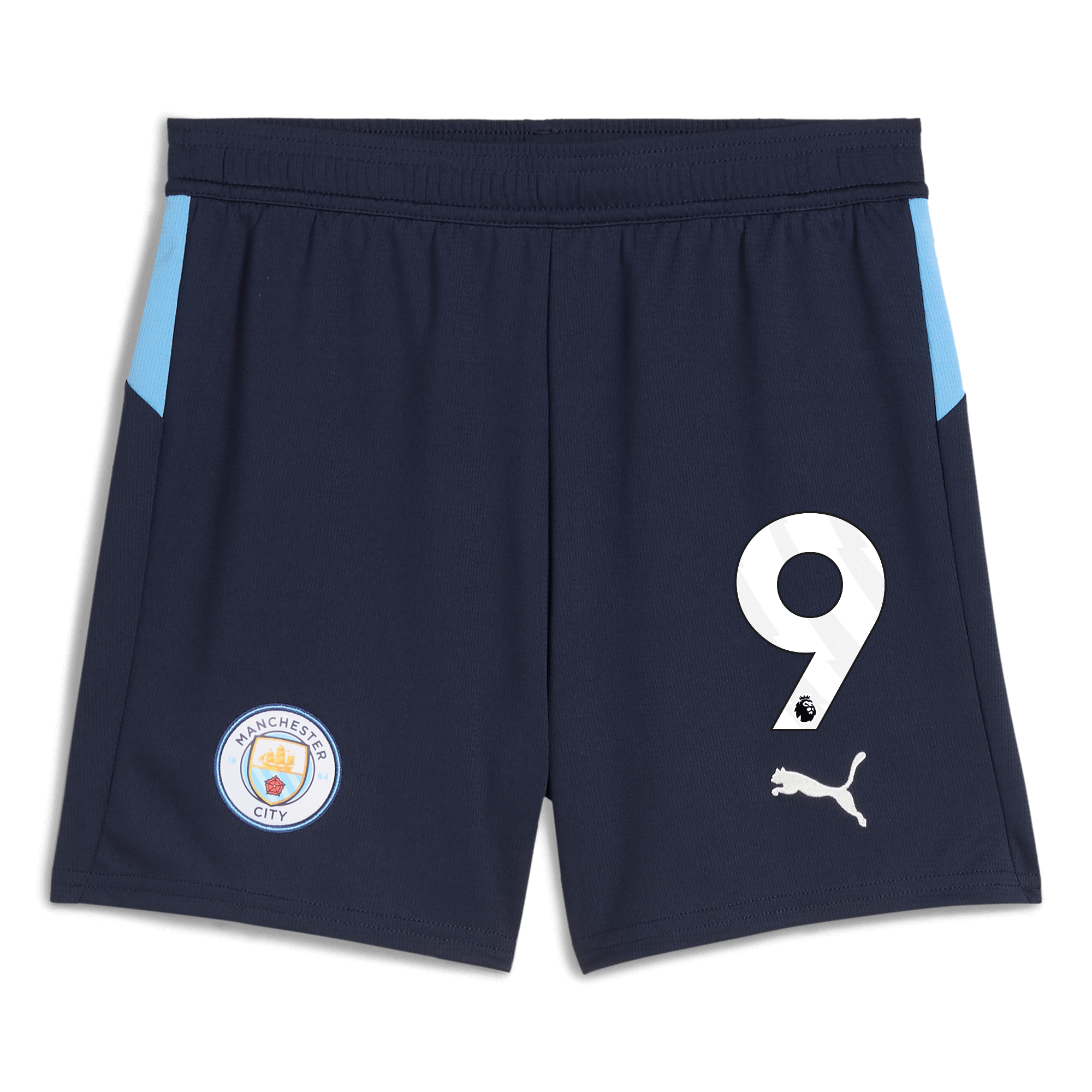 Manchester City kids manchester city football shorts navy 202526 with 9 Collection - ManchesterCitystore.com