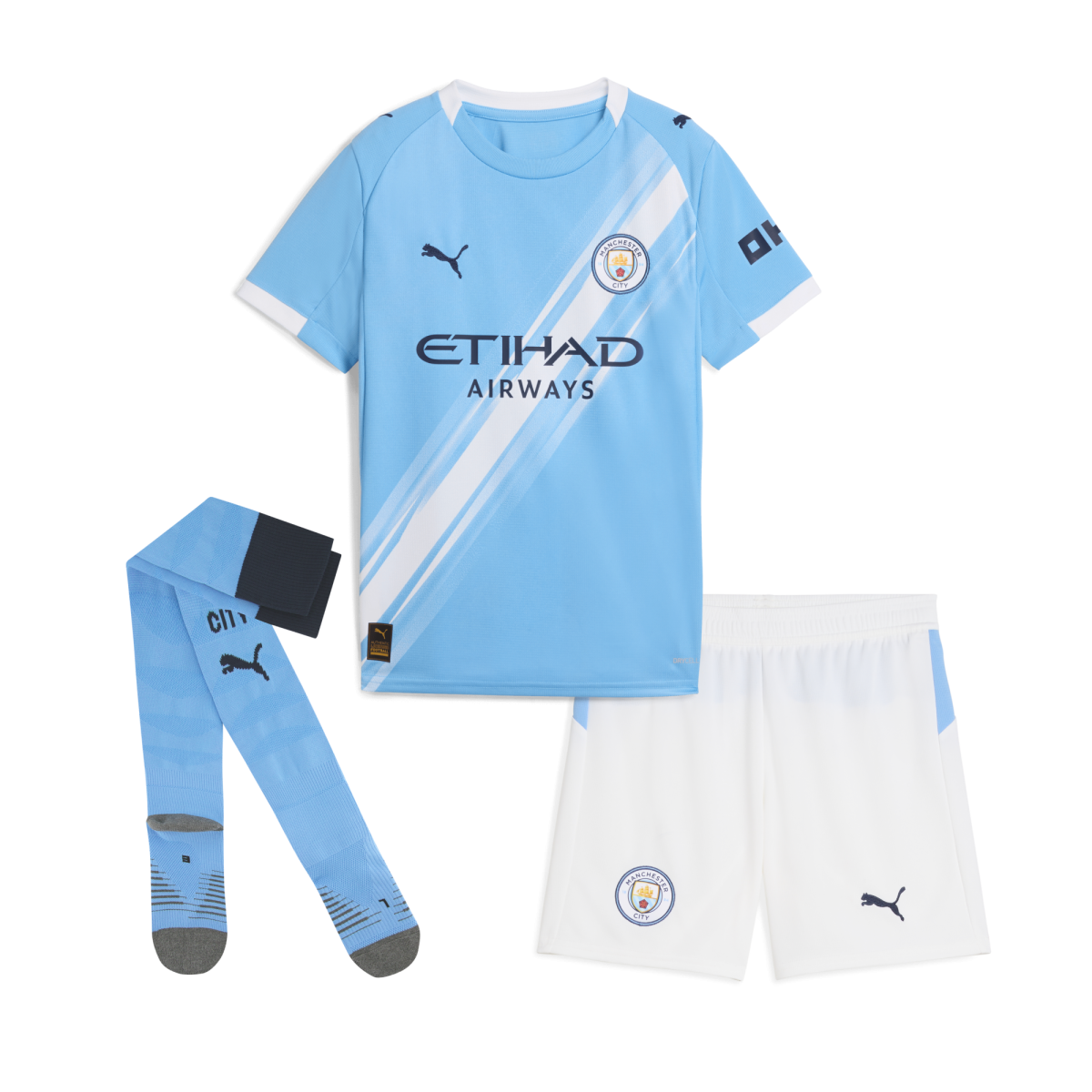Manchester City kids manchester city full home kit 2526 Collection - ManchesterCitystore.com