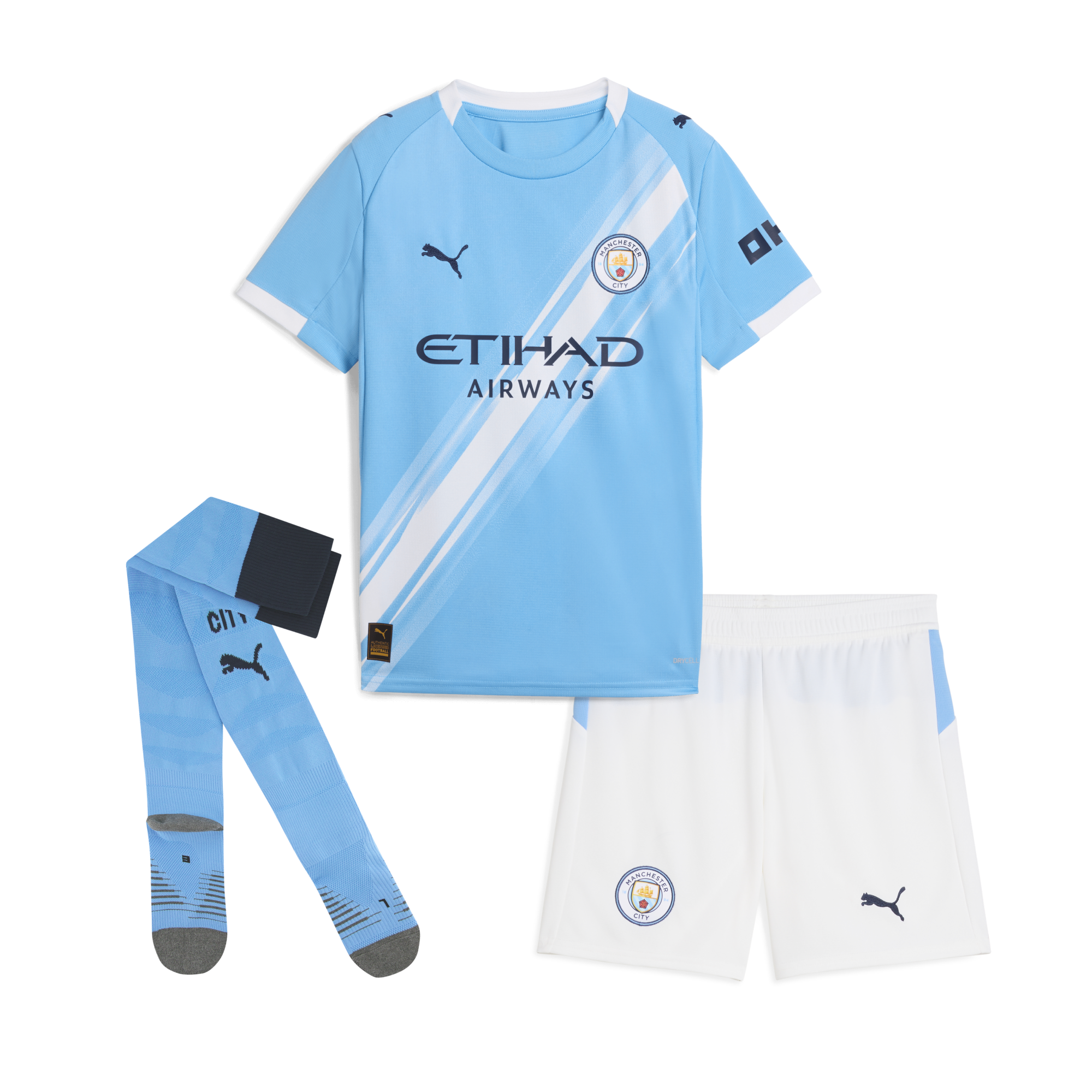 Manchester City kids manchester city full home kit 2526 Collection - ManchesterCitystore.com