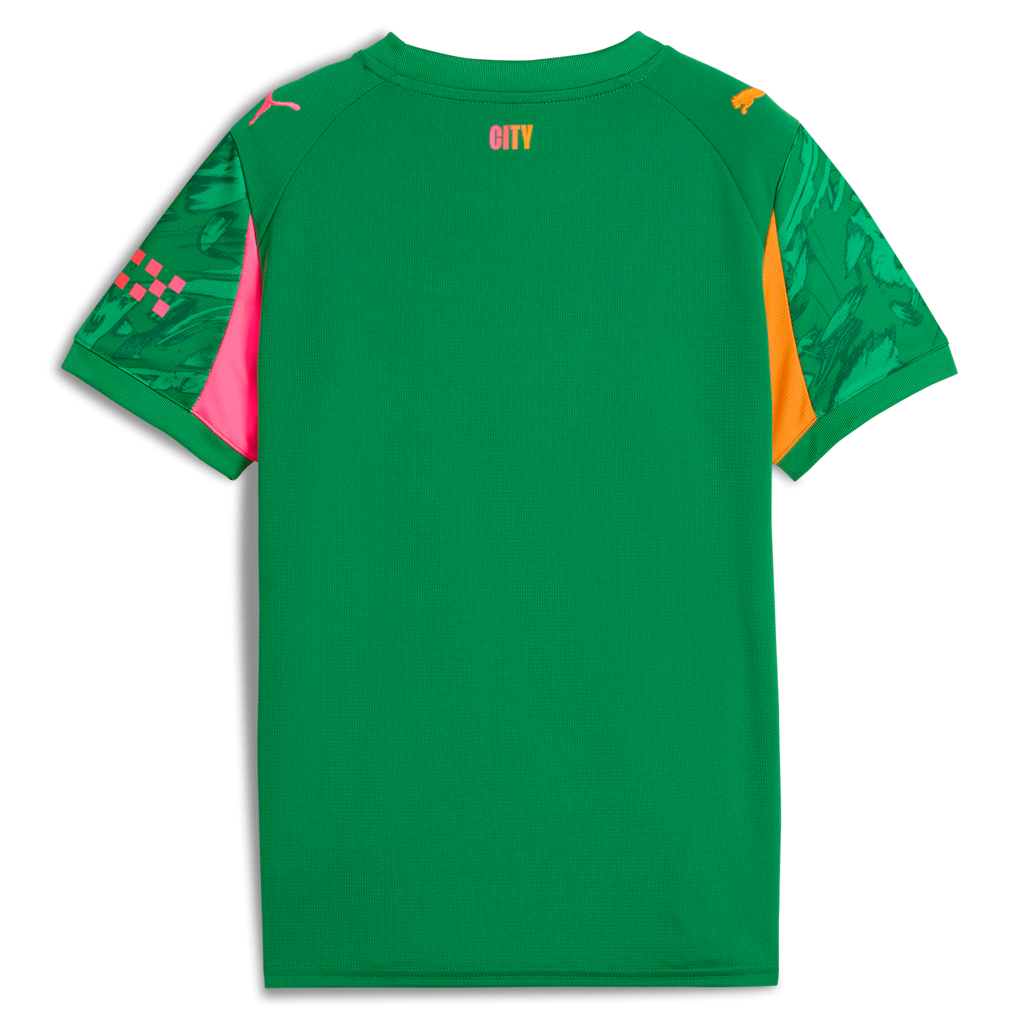 Manchester City kids manchester city goalkeeper jersey green 202526 with custom printing Collection - ManchesterCitystore.com