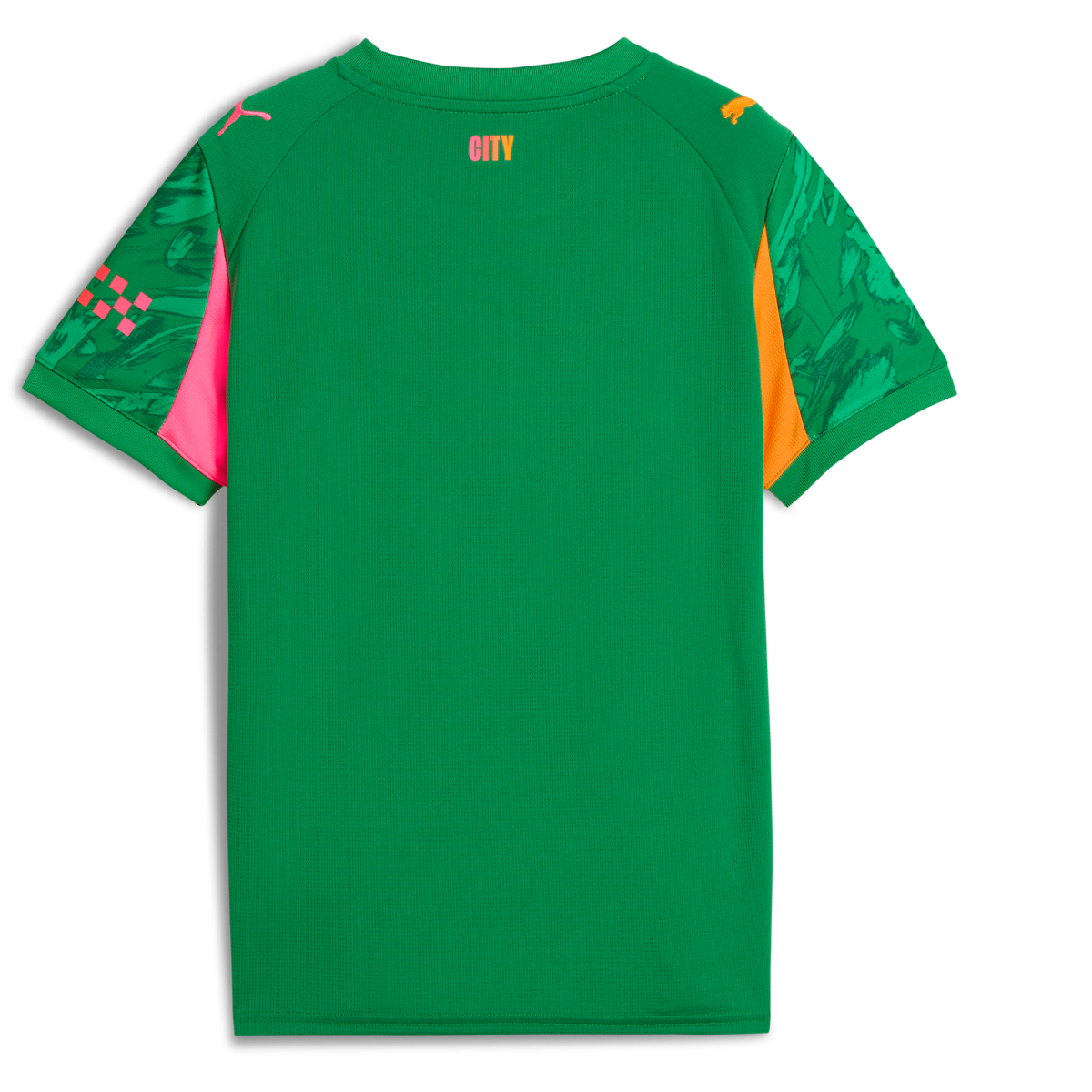 Manchester City kids manchester city goalkeeper jersey green 202526 with custom printing Collection - ManchesterCitystore.com